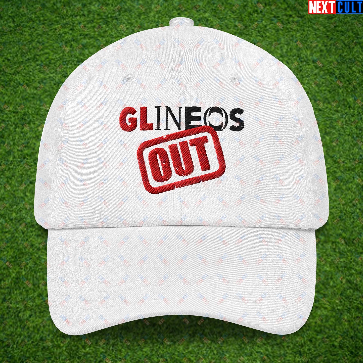 GLINEOS OUT Manchester United Fans Protest Against Glazers, Ineos and Ratcliffe Dad hat Default Title Hats Football GlazersOut Manchester United RatcliffeOut Next Cult Brand