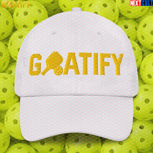 Pickleball GOAT Cap Golden Paddle & Ball Hat for Players, Fans & Sports Gifts | GOATIFY |  | ["Pickleball"]