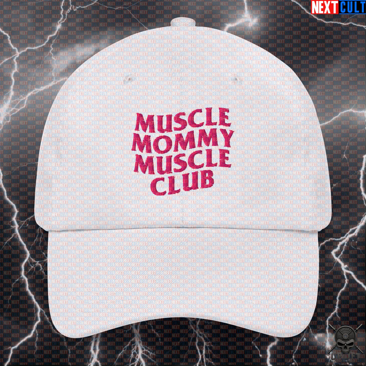Muscle Mommy Muscle Club Cap for Gym Girls, Lifting, Workout & Fitness |  | ["Bodybuilding", "Fitness", "Gym", "Gym Girl", "Muscle Mommy", "Powerlifting", "Workout"]