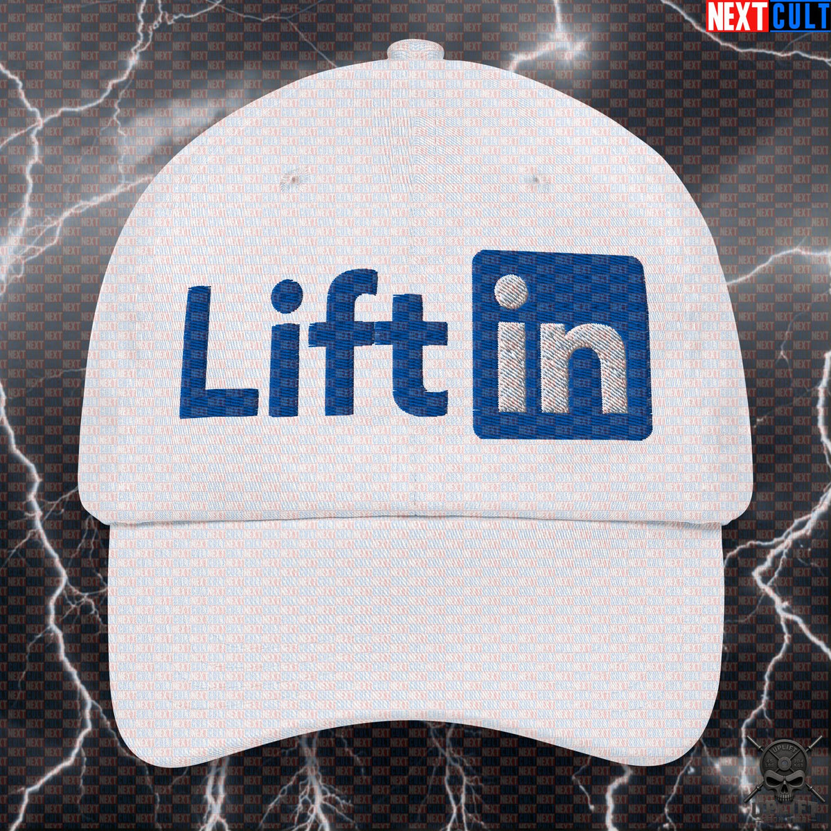 LiftIn Cap Professional Lifter Gym Parody Hat for Lifters, Coaches and Fitness Fans |  | ["Bodybuilding", "Fitness", "Gym", "Powerlifting", "Workout"]