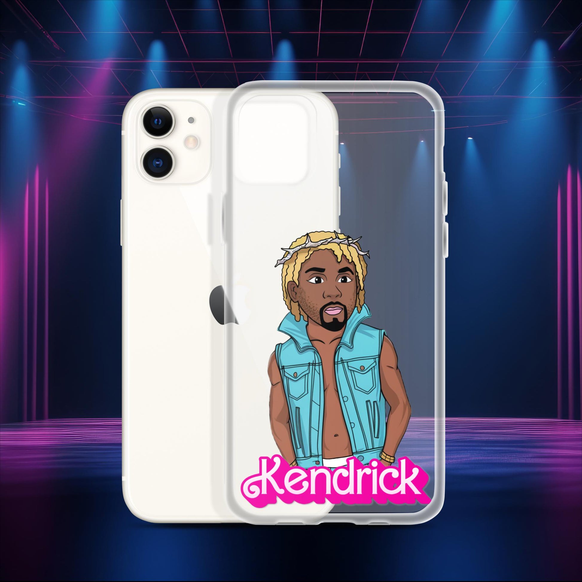 Kendrick Barbie Ken Ryan Gosling Kendrick Lamar Clear Case for iPhone iPhone 11 Mobile Phone Cases Barbie Ken Kendrick Lamar Movies Music Next Cult Brand