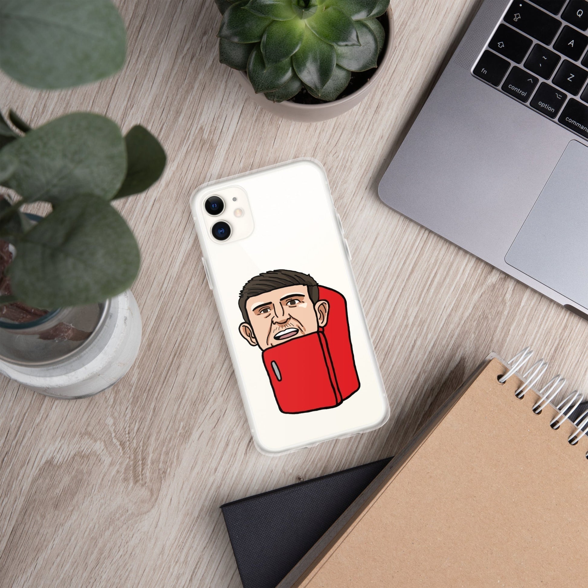 Harry ''The Fridge'' Maguire Clear Case for iPhone® Mobile Phone Cases Football Harry Maguire Manchester United The Fridge Next Cult Brand