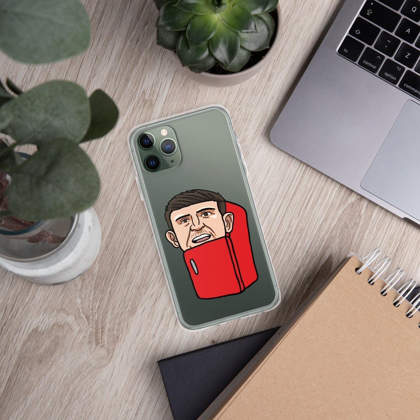 Harry ''The Fridge'' Maguire Clear Case for iPhone® Next Cult Brand Football, Harry Maguire, Manchester United, The Fridge