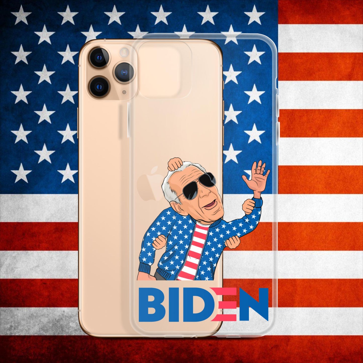 Weekend at Biden's Joe Biden Meme Democrat Republican Trump Gift Biden Gift 90s Vintage Clear Case for iPhone Next Cult Brand