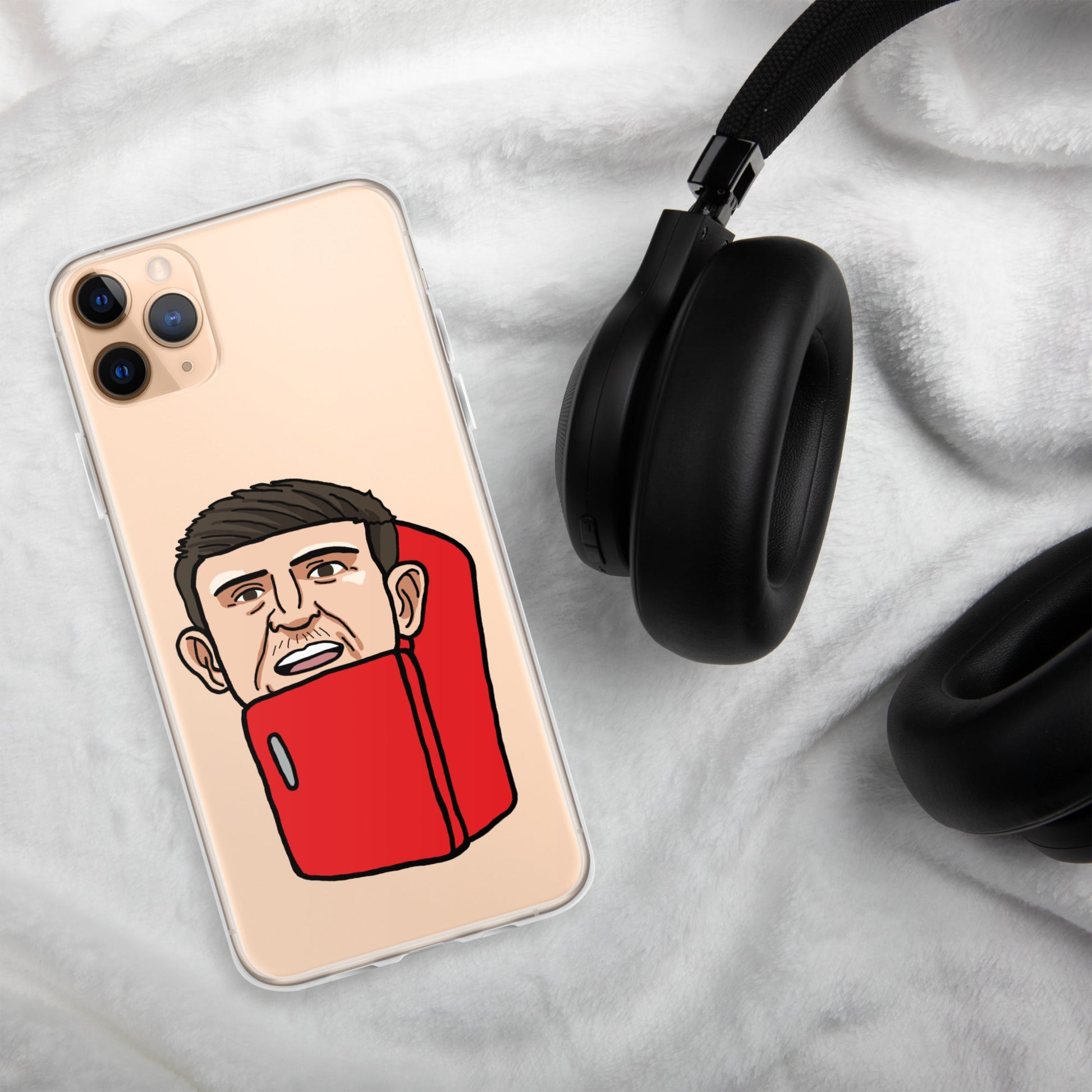 Harry ''The Fridge'' Maguire Clear Case for iPhone® Mobile Phone Cases Football Harry Maguire Manchester United The Fridge Next Cult Brand