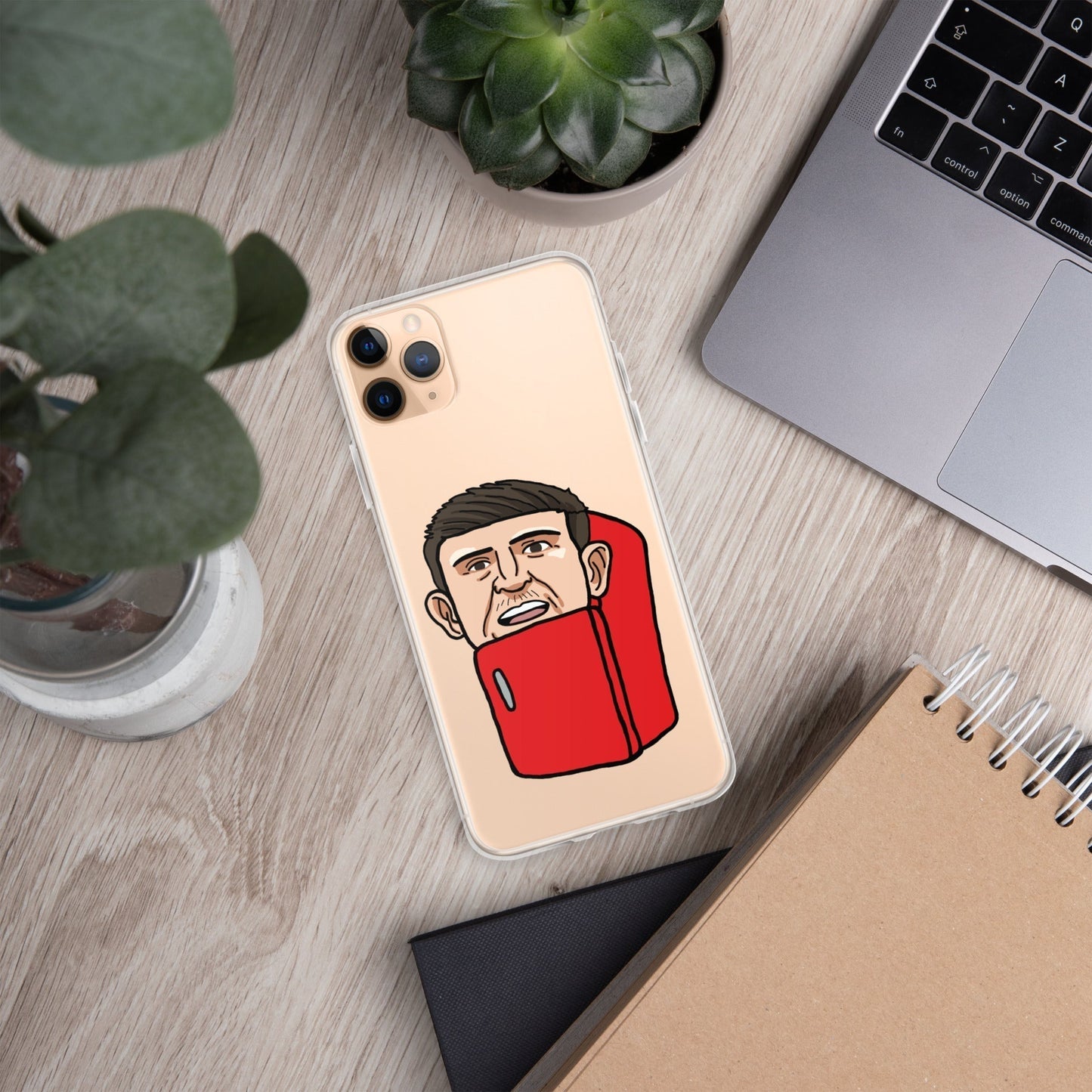 Harry ''The Fridge'' Maguire Clear Case for iPhone® Mobile Phone Cases Football Harry Maguire Manchester United The Fridge Next Cult Brand