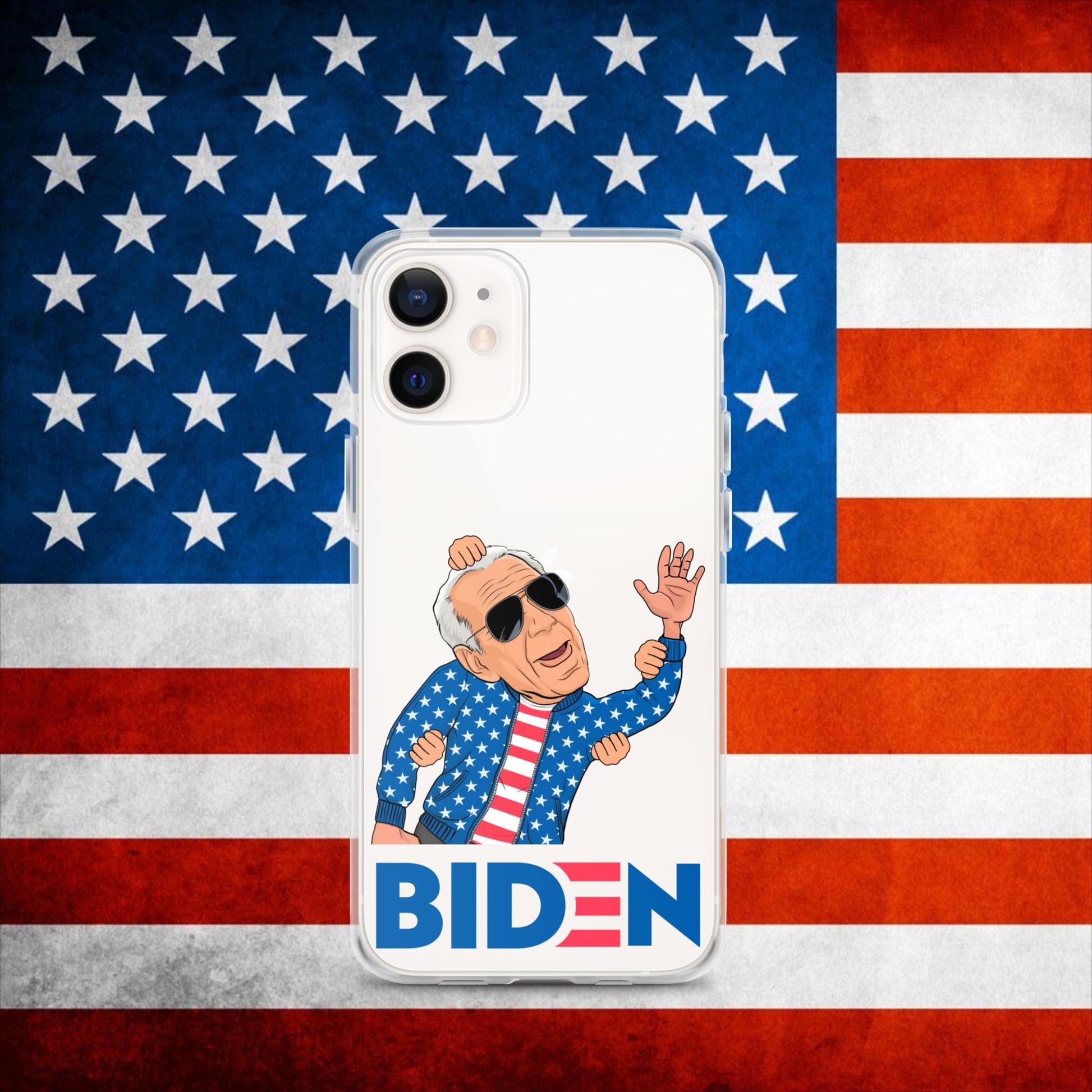 Weekend at Biden's Joe Biden Meme Democrat Republican Trump Gift Biden Gift 90s Vintage Clear Case for iPhone Next Cult Brand