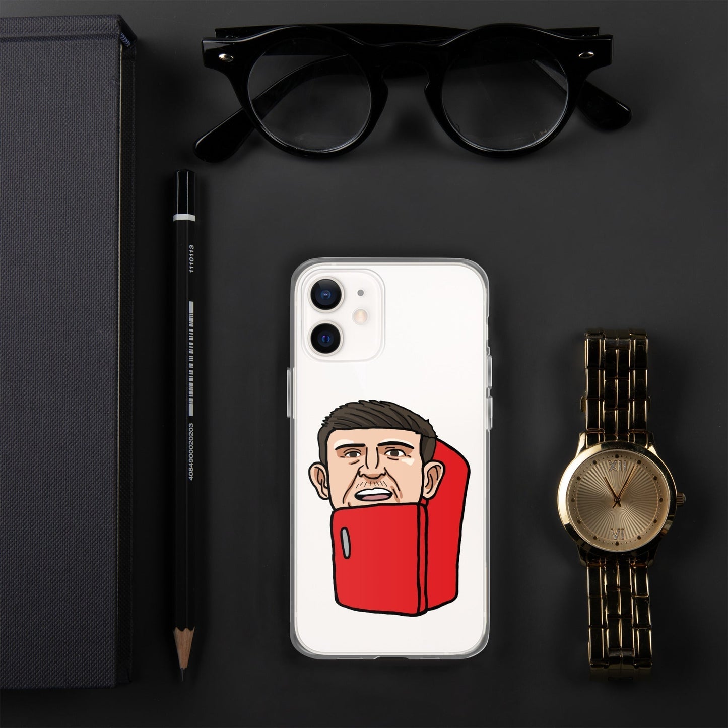 Harry ''The Fridge'' Maguire Clear Case for iPhone® Next Cult Brand Football, Harry Maguire, Manchester United, The Fridge