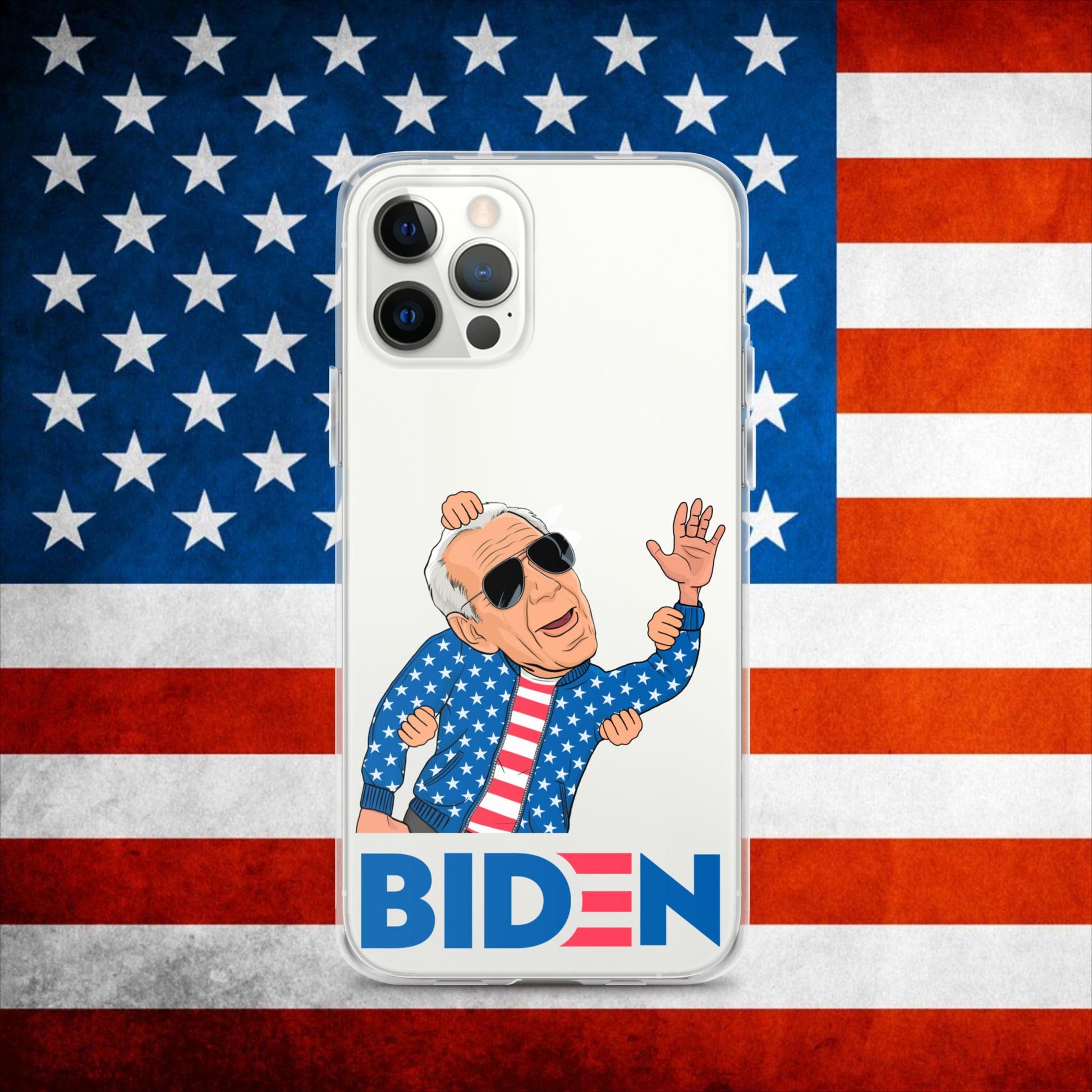 Weekend at Biden's Joe Biden Meme Democrat Republican Trump Gift Biden Gift 90s Vintage Clear Case for iPhone Next Cult Brand