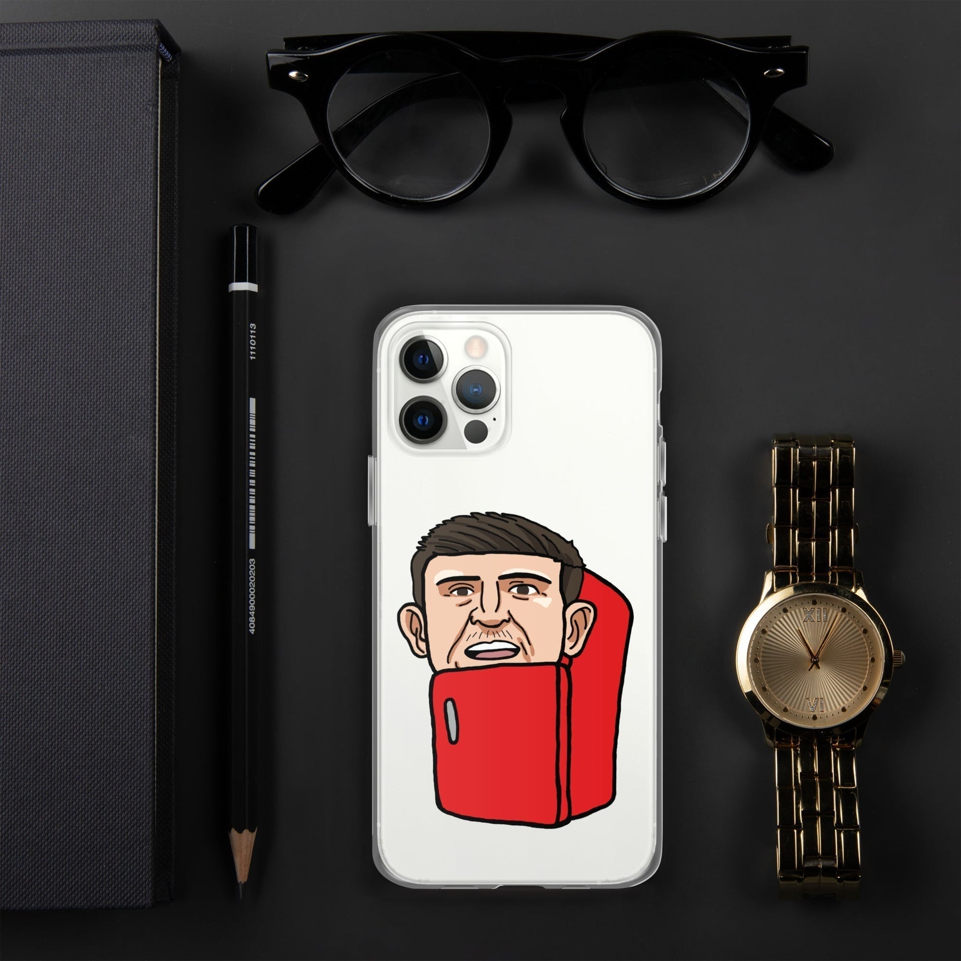 Harry ''The Fridge'' Maguire Clear Case for iPhone® Next Cult Brand Football, Harry Maguire, Manchester United, The Fridge