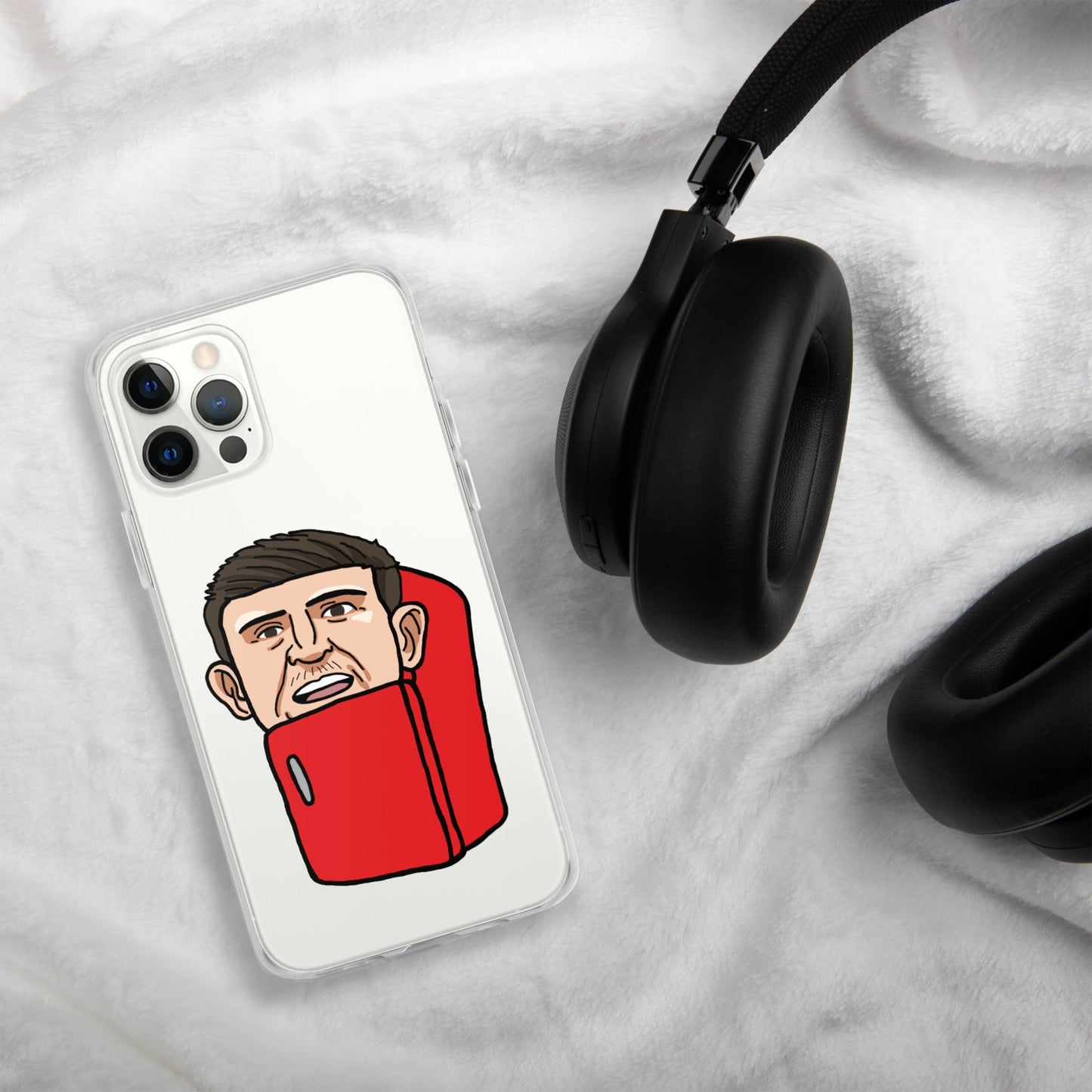 Harry ''The Fridge'' Maguire Clear Case for iPhone® Next Cult Brand Football, Harry Maguire, Manchester United, The Fridge