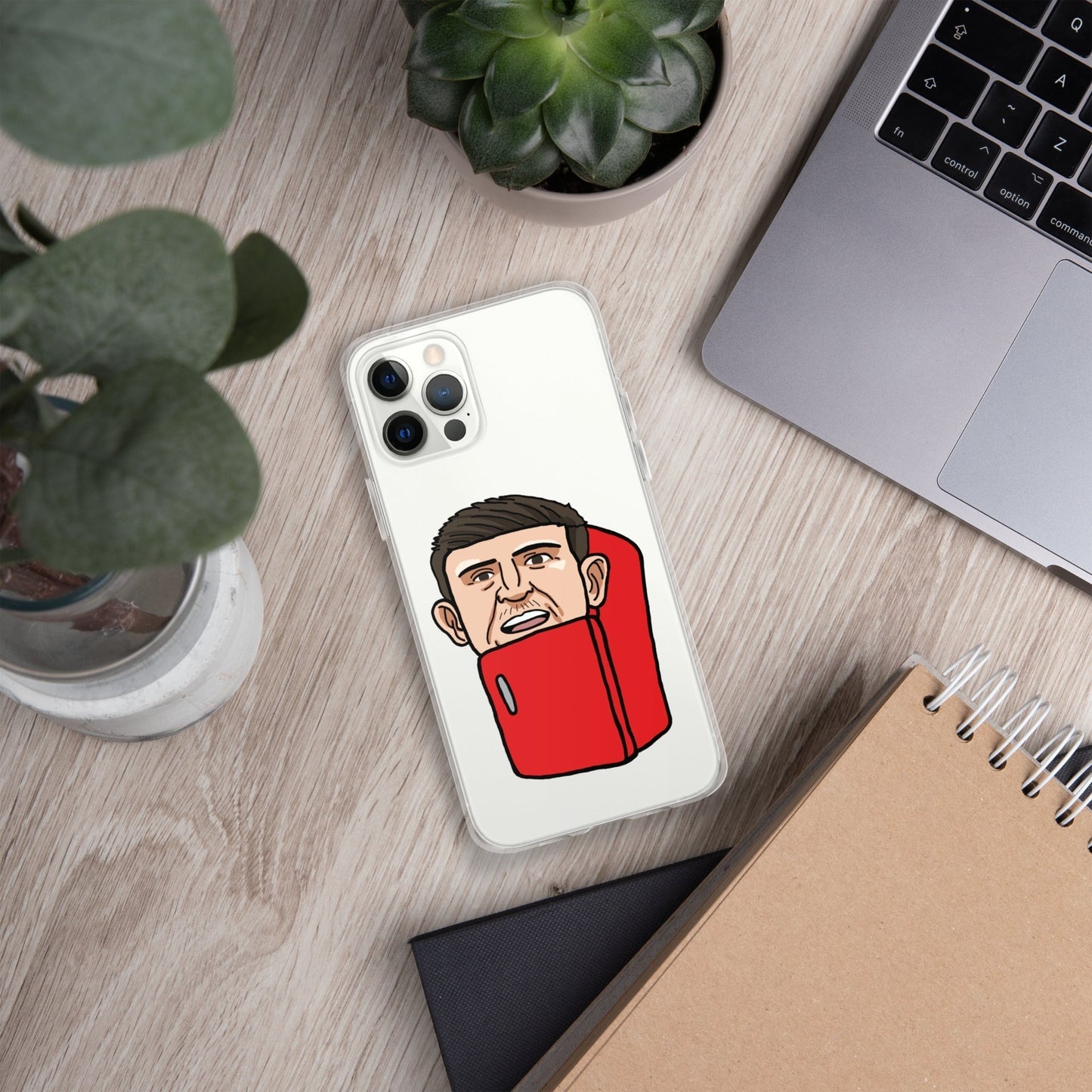 Harry ''The Fridge'' Maguire Clear Case for iPhone® Mobile Phone Cases Football Harry Maguire Manchester United The Fridge Next Cult Brand