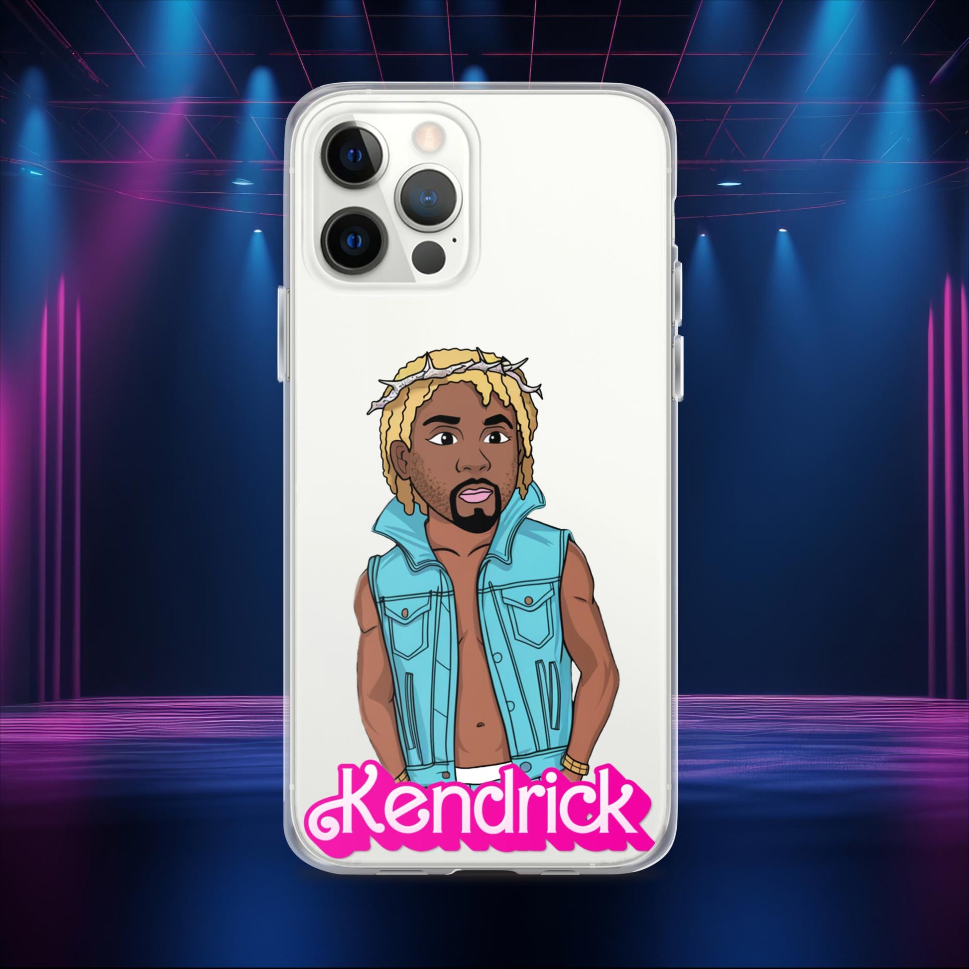 Kendrick Barbie Ken Ryan Gosling Kendrick Lamar Clear Case for iPhone iPhone 12 Pro Max Mobile Phone Cases Barbie Ken Kendrick Lamar Movies Music Next Cult Brand