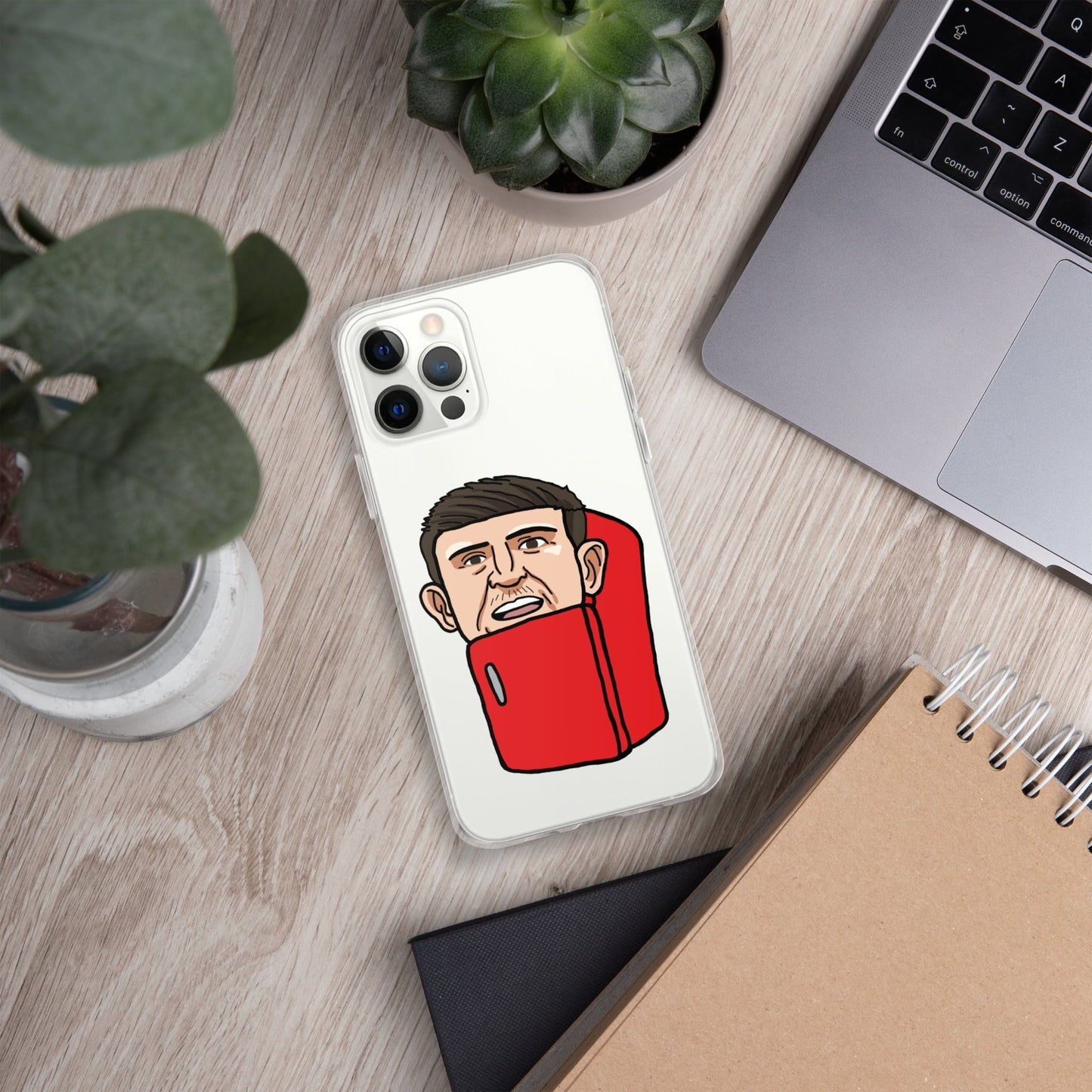 Harry ''The Fridge'' Maguire Clear Case for iPhone® Next Cult Brand Football, Harry Maguire, Manchester United, The Fridge