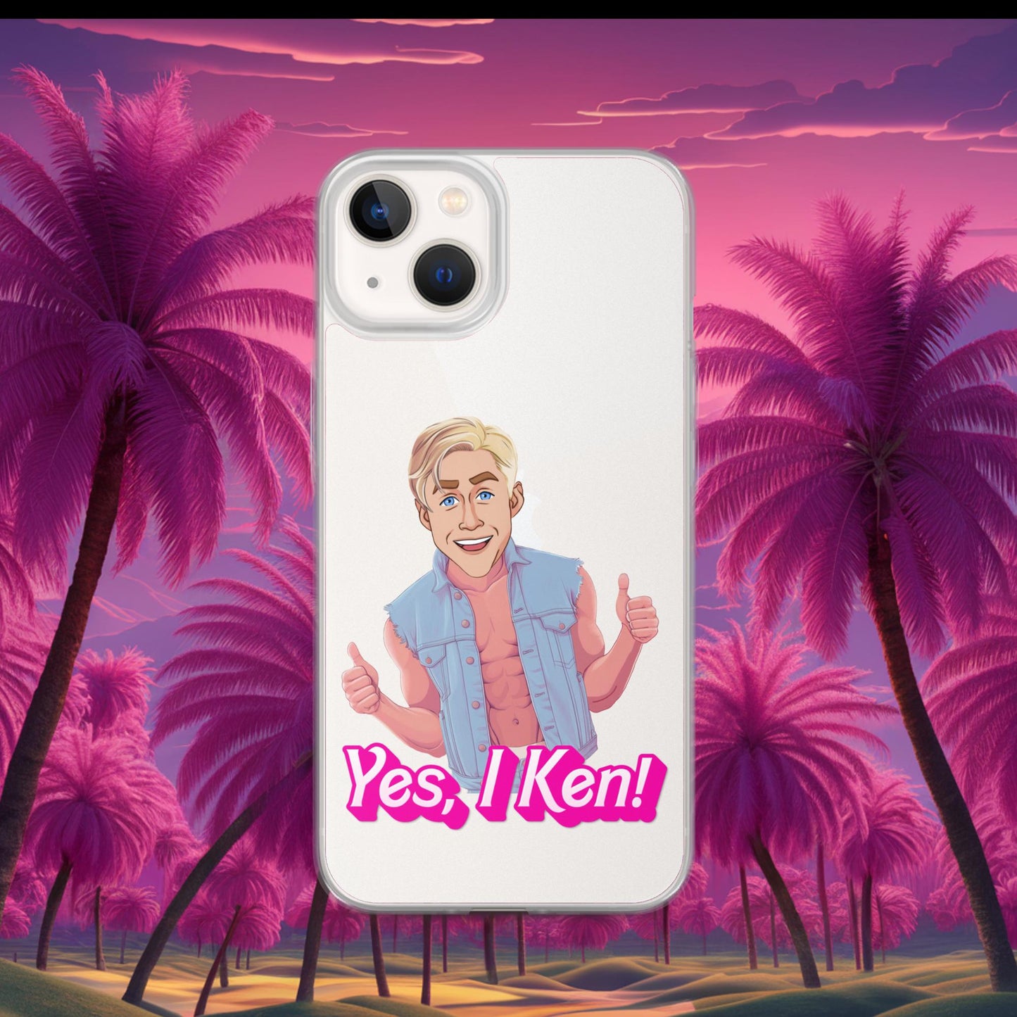 Yes I Ken Yes I can Ryan Gosling Ken Barbie Movie Clear Case for iPhone Next Cult Brand