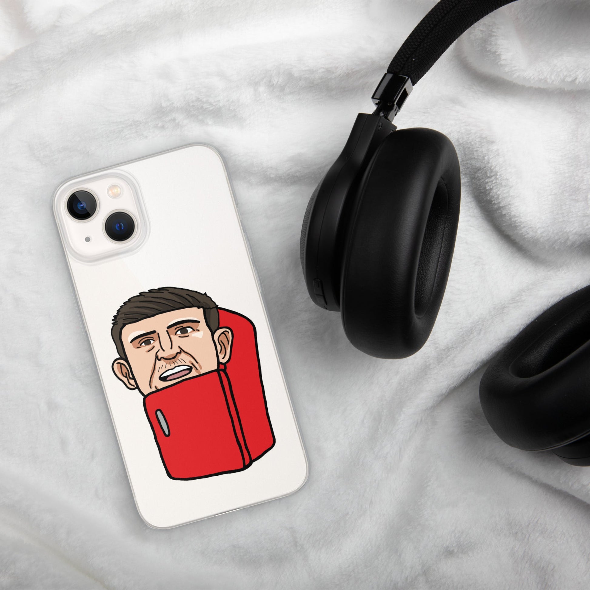 Harry ''The Fridge'' Maguire Clear Case for iPhone® Next Cult Brand Football, Harry Maguire, Manchester United, The Fridge