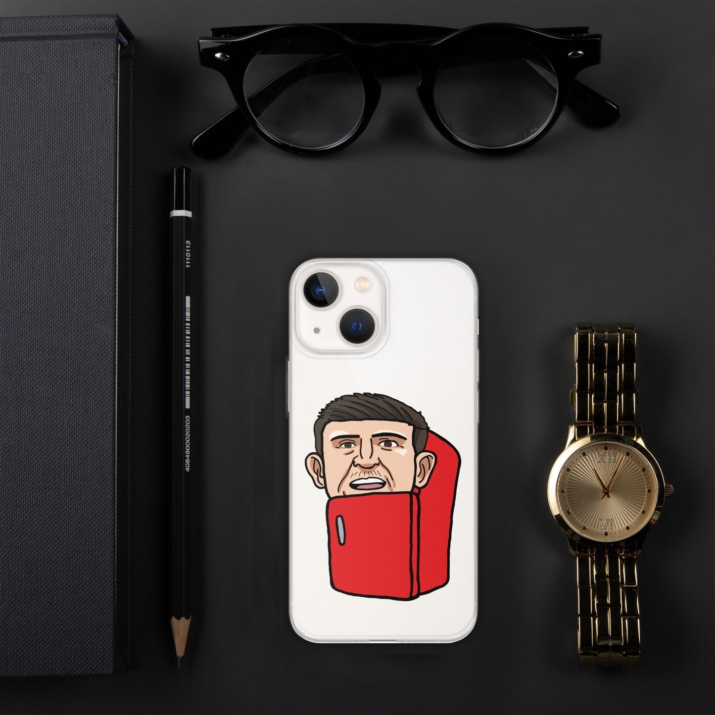 Harry ''The Fridge'' Maguire Clear Case for iPhone® Next Cult Brand Football, Harry Maguire, Manchester United, The Fridge