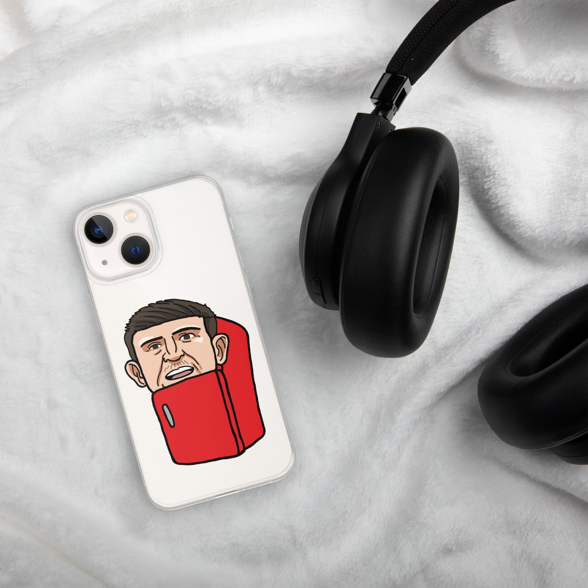 Harry ''The Fridge'' Maguire Clear Case for iPhone® Next Cult Brand Football, Harry Maguire, Manchester United, The Fridge