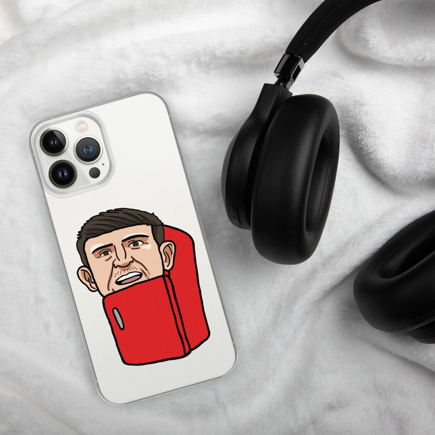 Harry ''The Fridge'' Maguire Clear Case for iPhone® Next Cult Brand Football, Harry Maguire, Manchester United, The Fridge