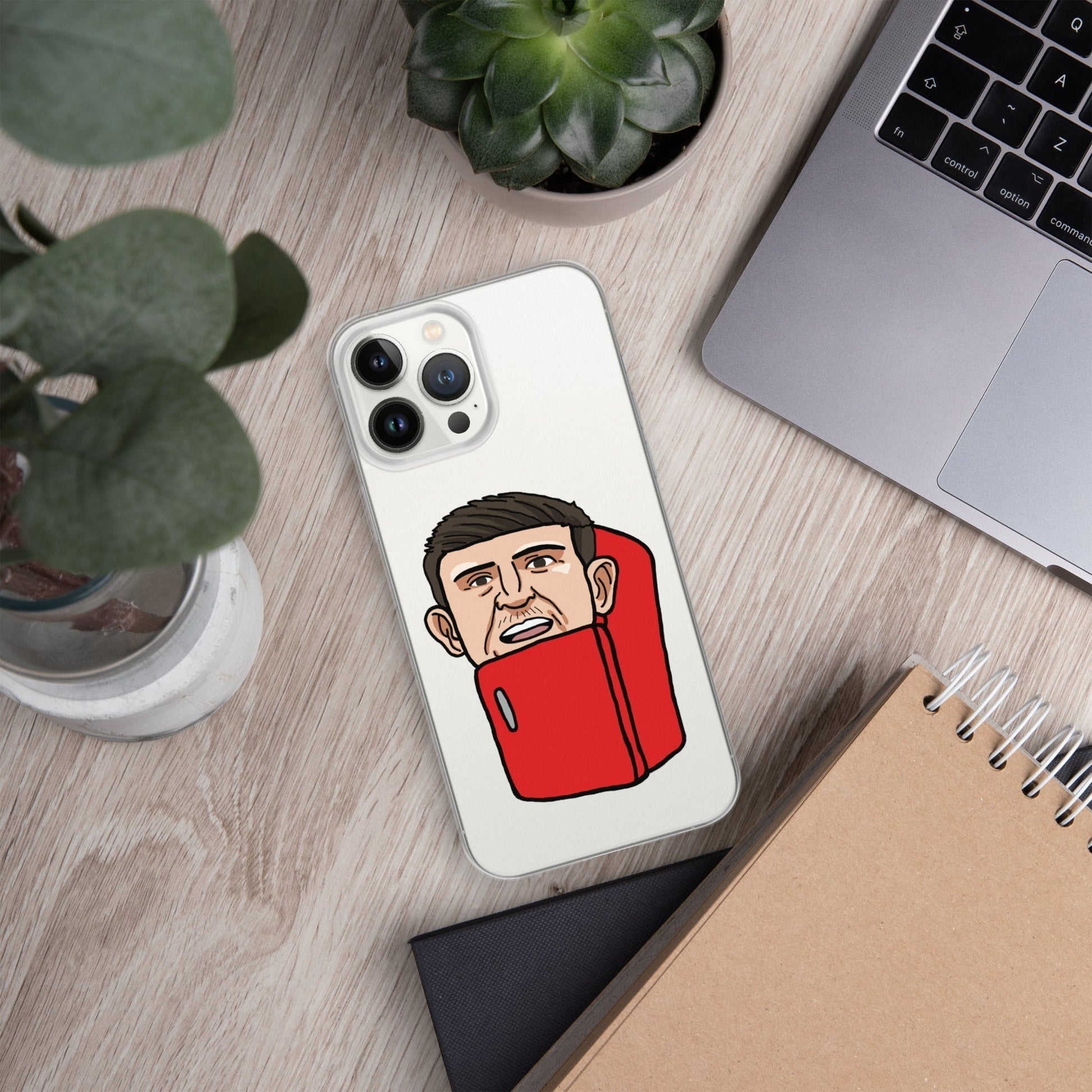 Harry ''The Fridge'' Maguire Clear Case for iPhone® Next Cult Brand Football, Harry Maguire, Manchester United, The Fridge