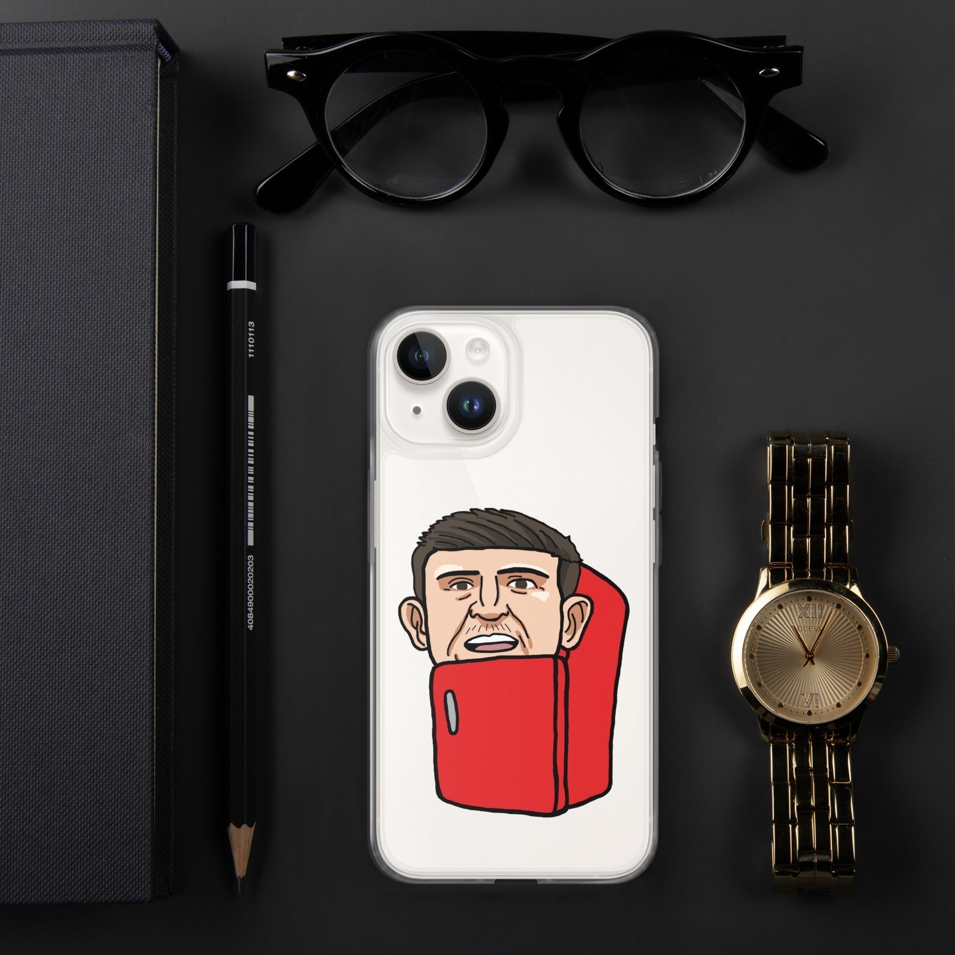 Harry ''The Fridge'' Maguire Clear Case for iPhone® Next Cult Brand Football, Harry Maguire, Manchester United, The Fridge