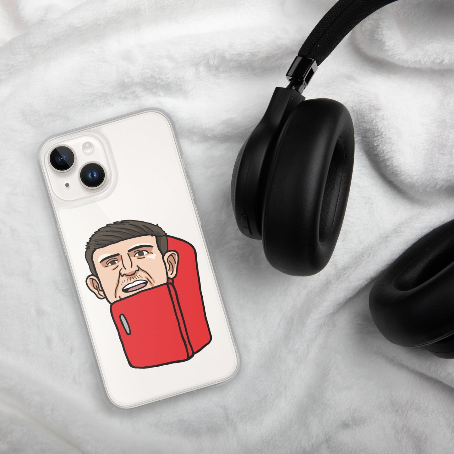 Harry ''The Fridge'' Maguire Clear Case for iPhone® Next Cult Brand Football, Harry Maguire, Manchester United, The Fridge