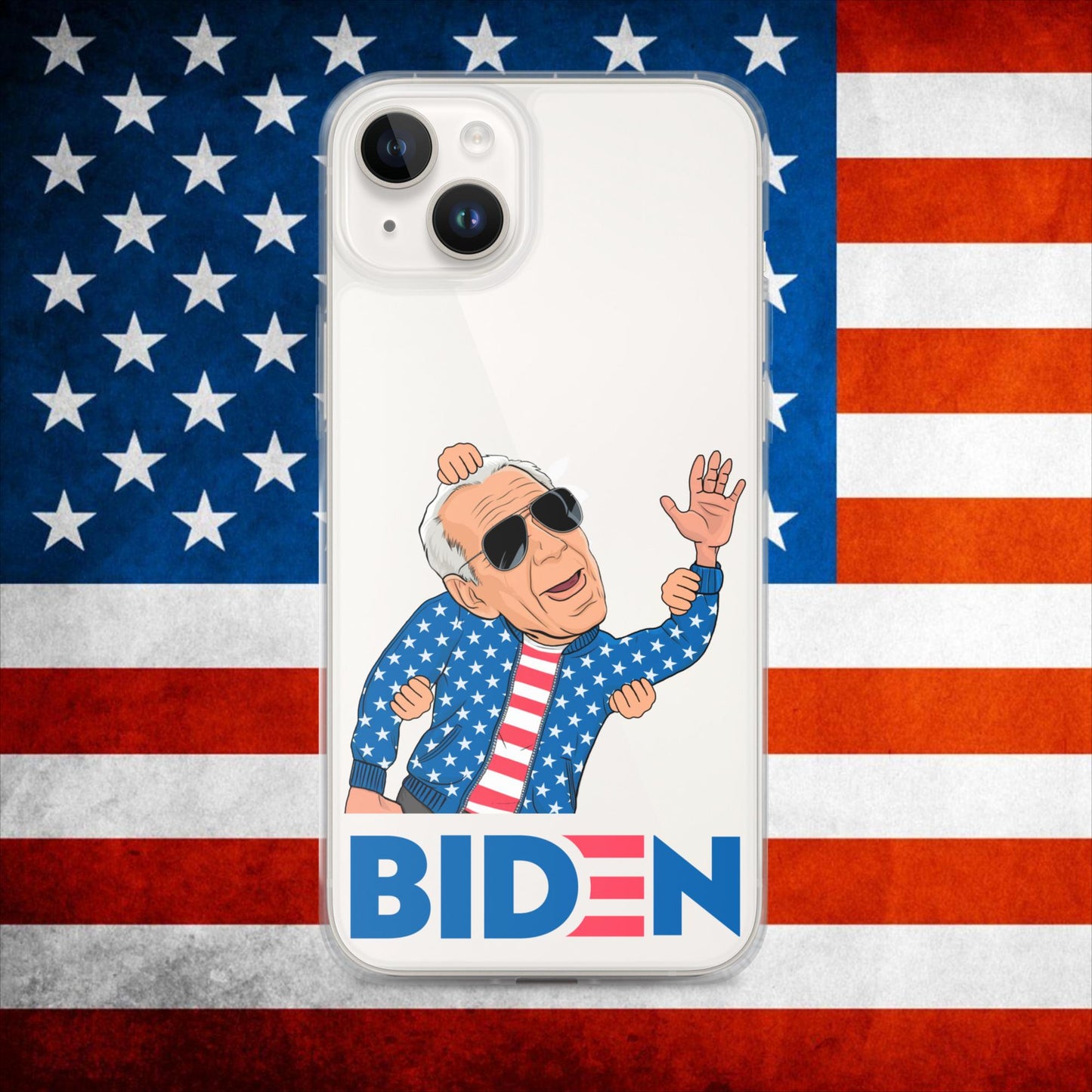 Weekend at Biden's Joe Biden Meme Democrat Republican Trump Gift Biden Gift 90s Vintage Clear Case for iPhone Next Cult Brand