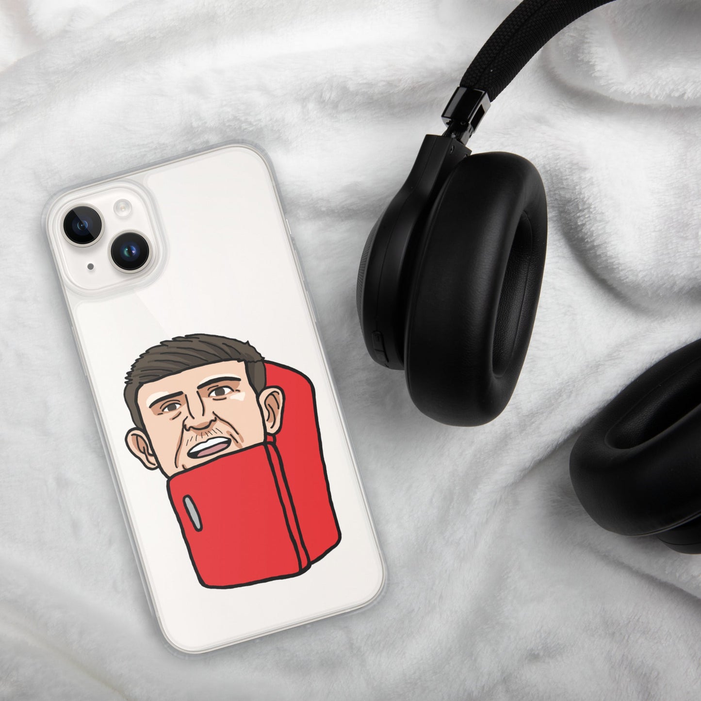 Harry ''The Fridge'' Maguire Clear Case for iPhone® Next Cult Brand Football, Harry Maguire, Manchester United, The Fridge