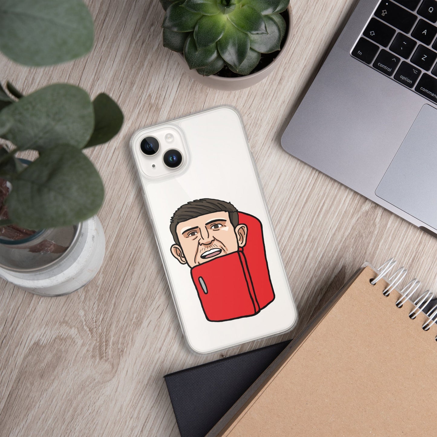 Harry ''The Fridge'' Maguire Clear Case for iPhone® Next Cult Brand Football, Harry Maguire, Manchester United, The Fridge