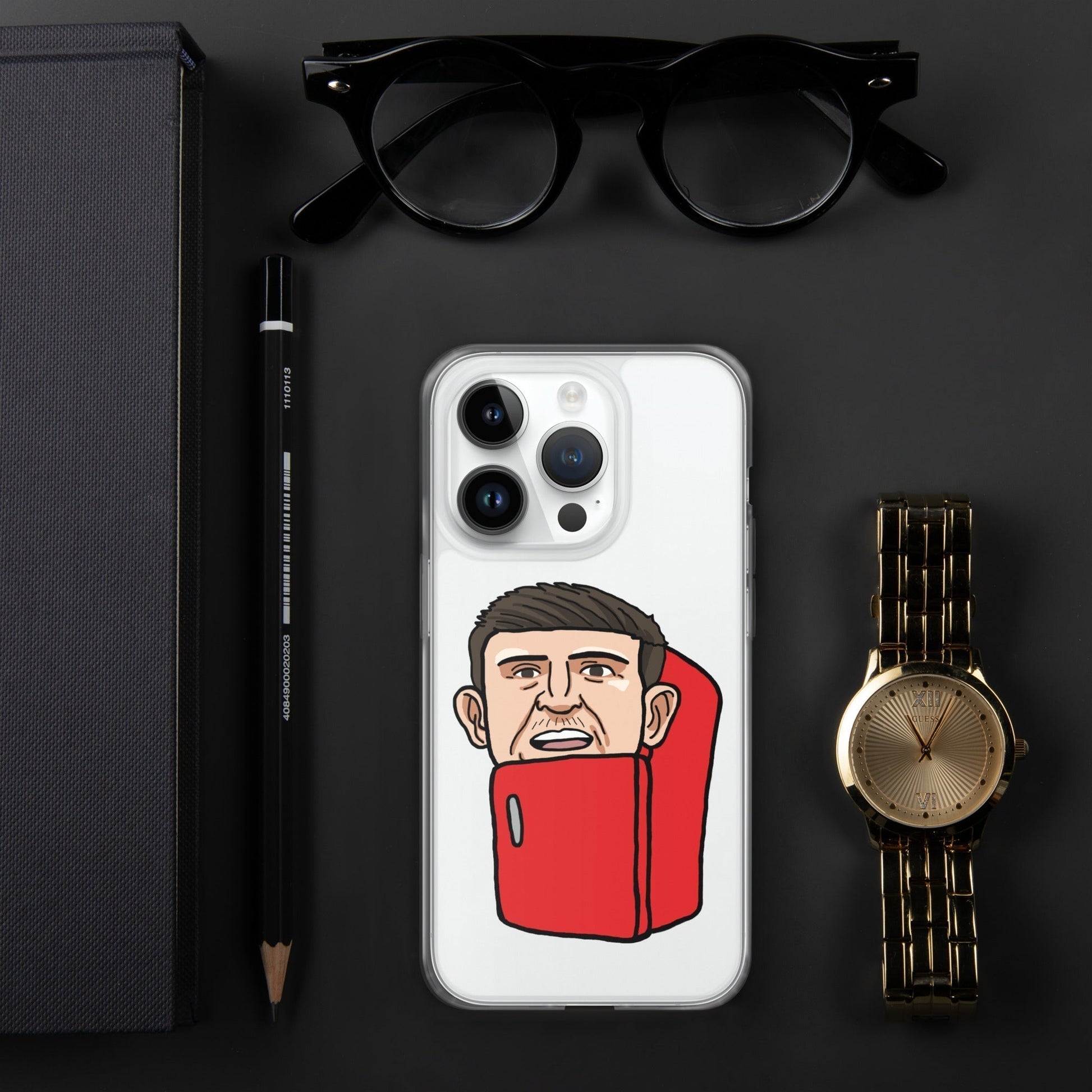 Harry ''The Fridge'' Maguire Clear Case for iPhone® Next Cult Brand Football, Harry Maguire, Manchester United, The Fridge