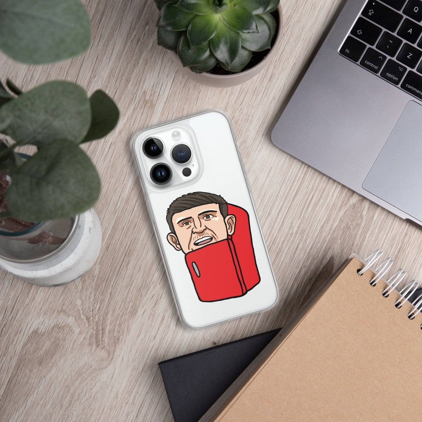 Harry ''The Fridge'' Maguire Clear Case for iPhone® Mobile Phone Cases Football Harry Maguire Manchester United The Fridge Next Cult Brand