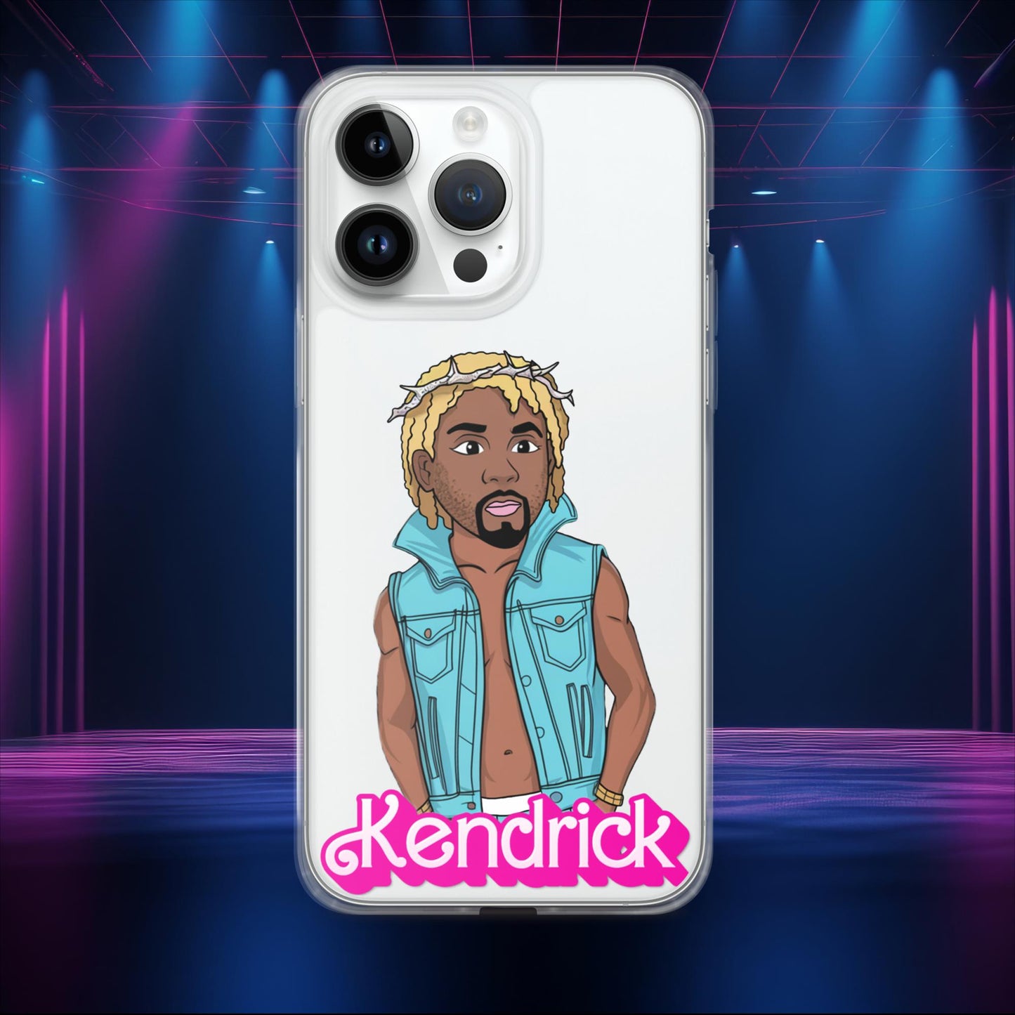 Kendrick Barbie Ken Ryan Gosling Kendrick Lamar Clear Case for iPhone iPhone 14 Pro Max Mobile Phone Cases Barbie Ken Kendrick Lamar Movies Music Next Cult Brand