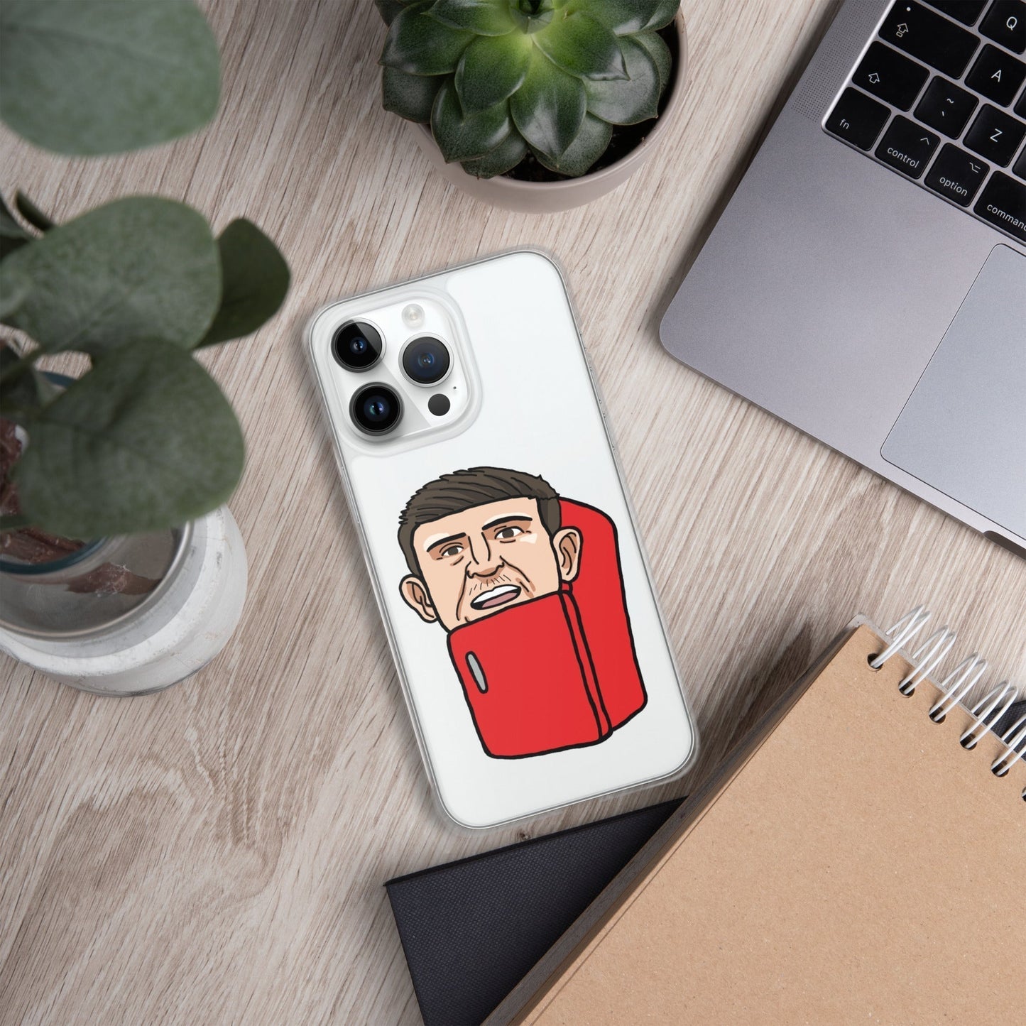 Harry ''The Fridge'' Maguire Clear Case for iPhone® Mobile Phone Cases Football Harry Maguire Manchester United The Fridge Next Cult Brand