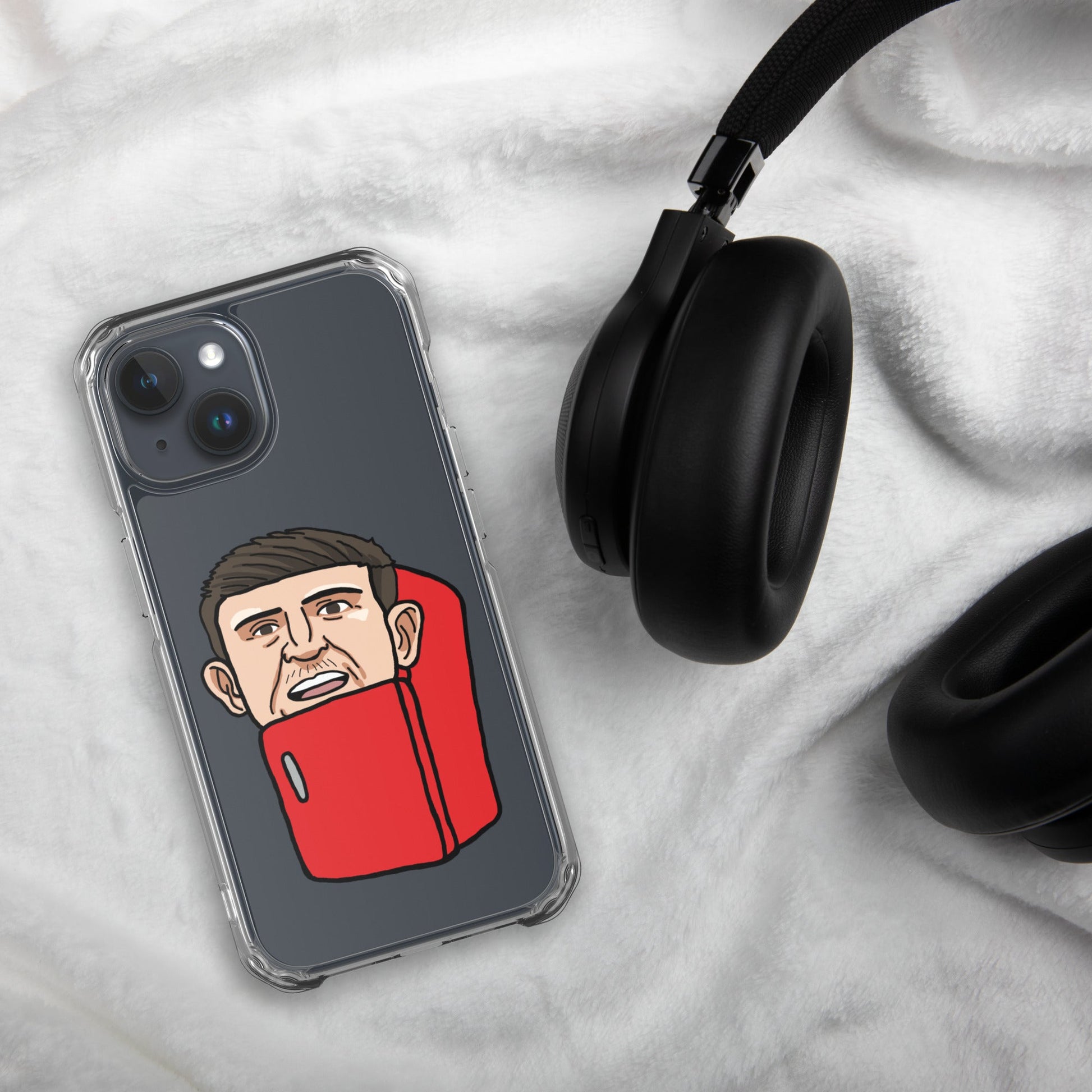 Harry ''The Fridge'' Maguire Clear Case for iPhone® Next Cult Brand Football, Harry Maguire, Manchester United, The Fridge