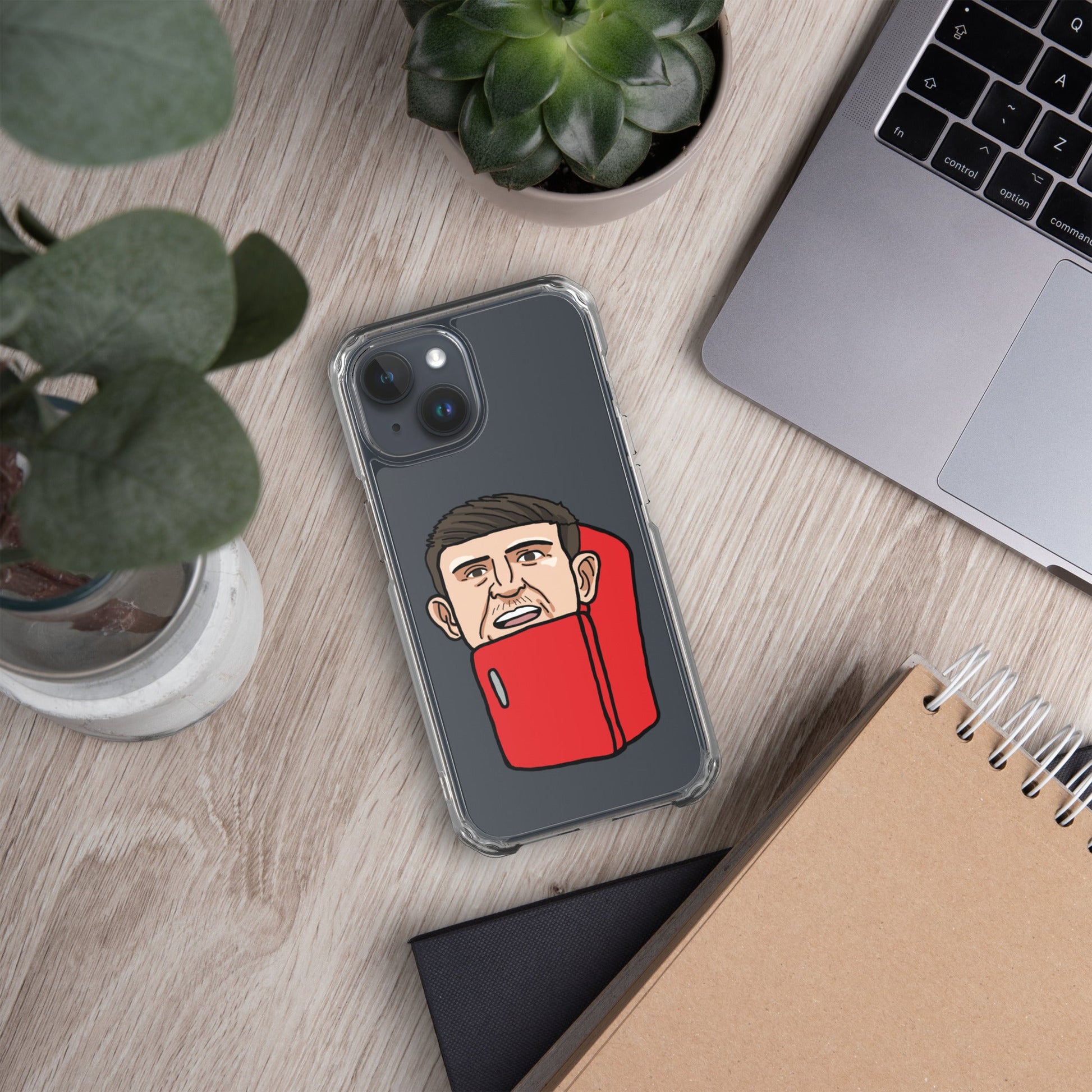 Harry ''The Fridge'' Maguire Clear Case for iPhone® Next Cult Brand Football, Harry Maguire, Manchester United, The Fridge