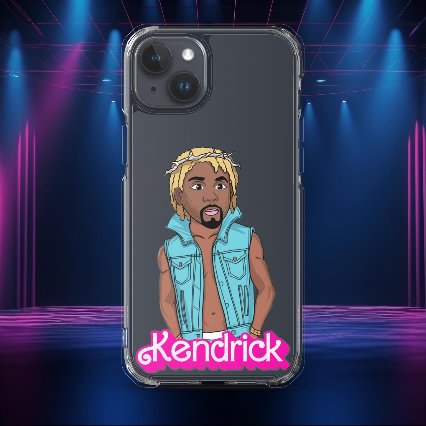 Kendrick Barbie Ken Ryan Gosling Kendrick Lamar Clear Case for iPhone Next Cult Brand