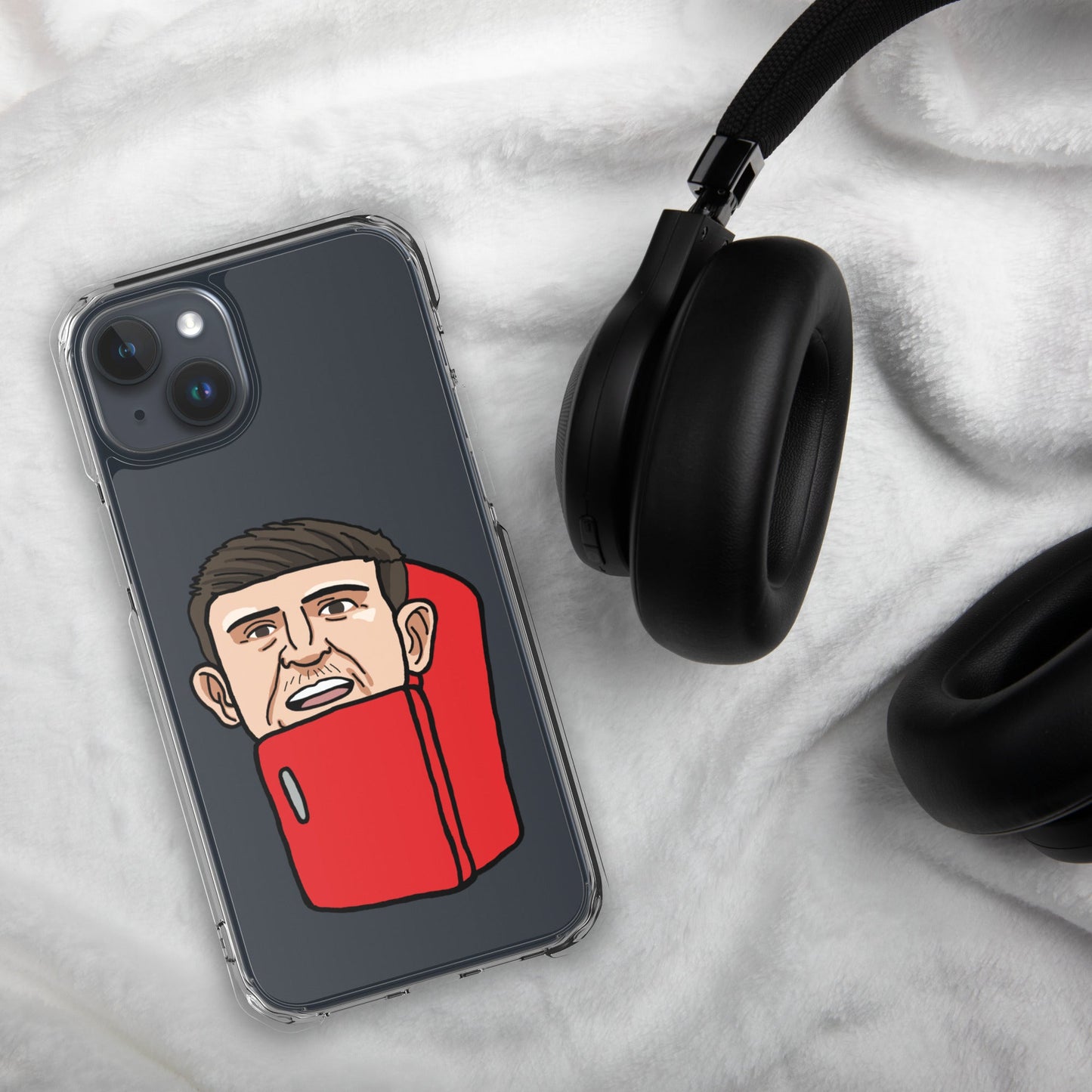 Harry ''The Fridge'' Maguire Clear Case for iPhone® Next Cult Brand Football, Harry Maguire, Manchester United, The Fridge