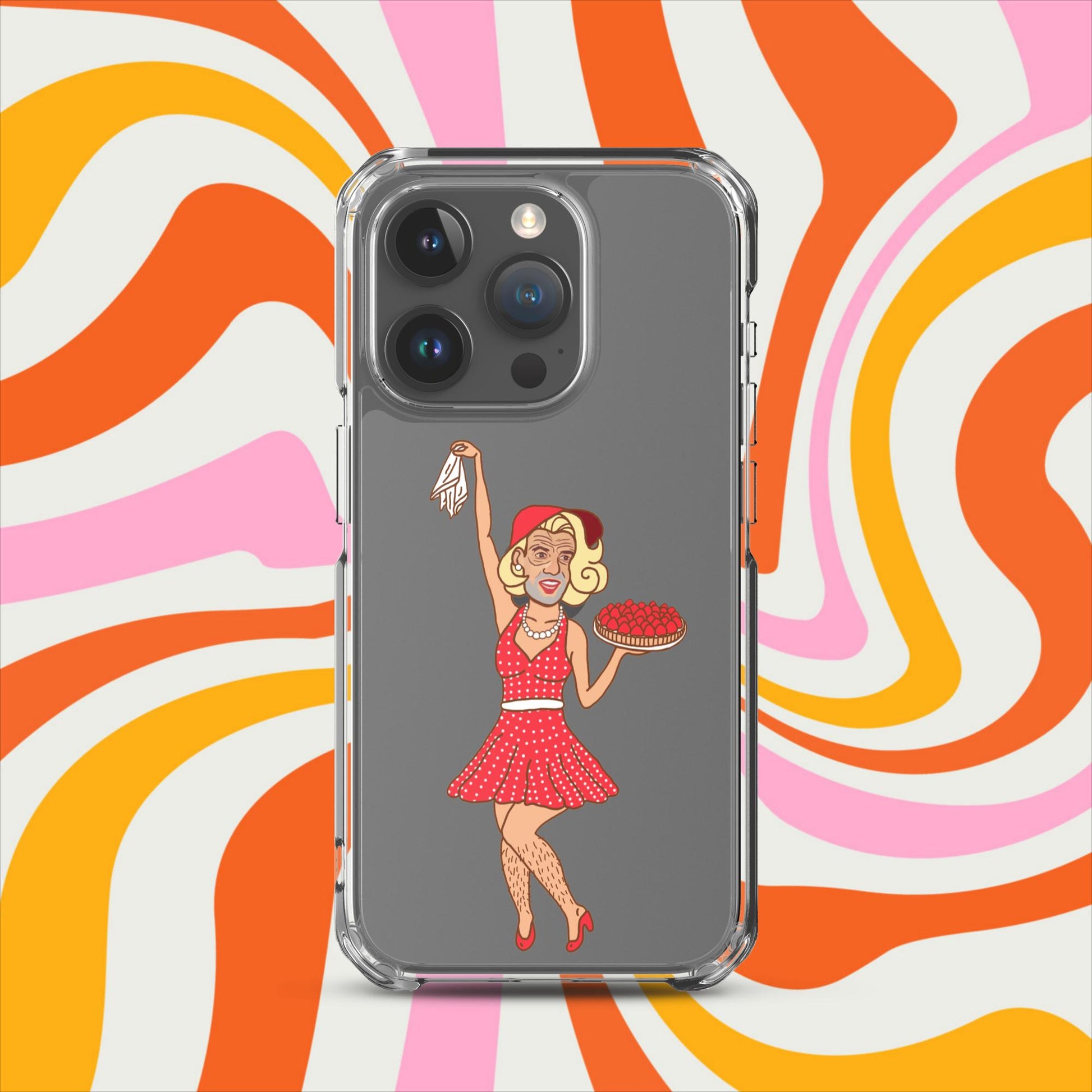 Thinnn Boy Bake Club The Fighter and The Kid TFATK Podcast Comedy 60s retro housewife Bryan Callen Clear Case for iPhone Next Cult Brand