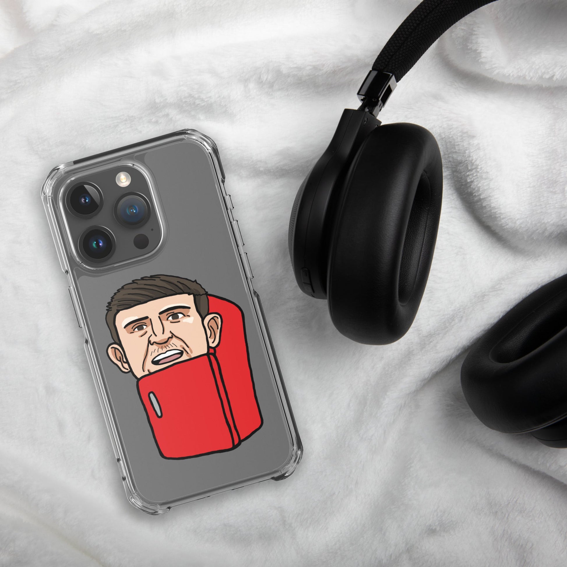 Harry ''The Fridge'' Maguire Clear Case for iPhone® Next Cult Brand Football, Harry Maguire, Manchester United, The Fridge