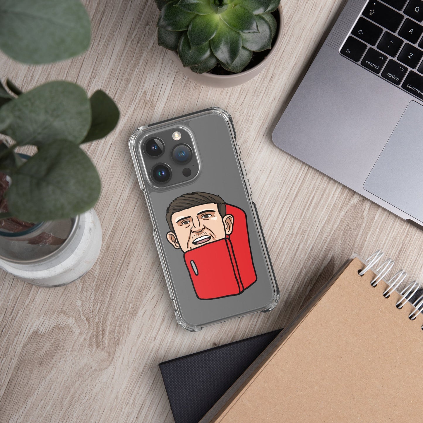 Harry ''The Fridge'' Maguire Clear Case for iPhone® Next Cult Brand Football, Harry Maguire, Manchester United, The Fridge