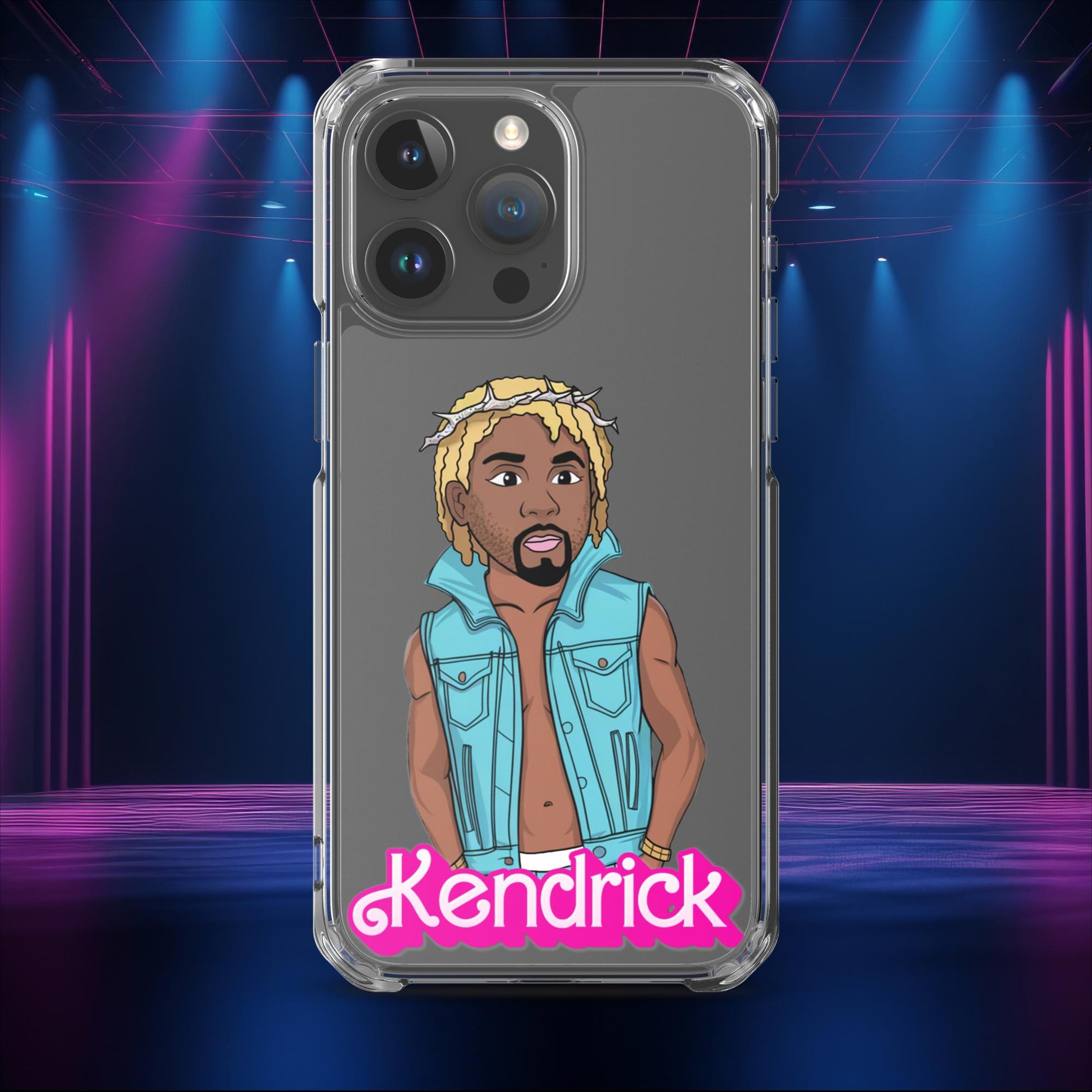 Kendrick Barbie Ken Ryan Gosling Kendrick Lamar Clear Case for iPhone Next Cult Brand