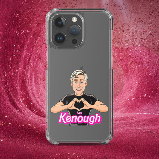 I am Kenough Ryan Gosling Ken Barbie Movie Clear Case for iPhone
