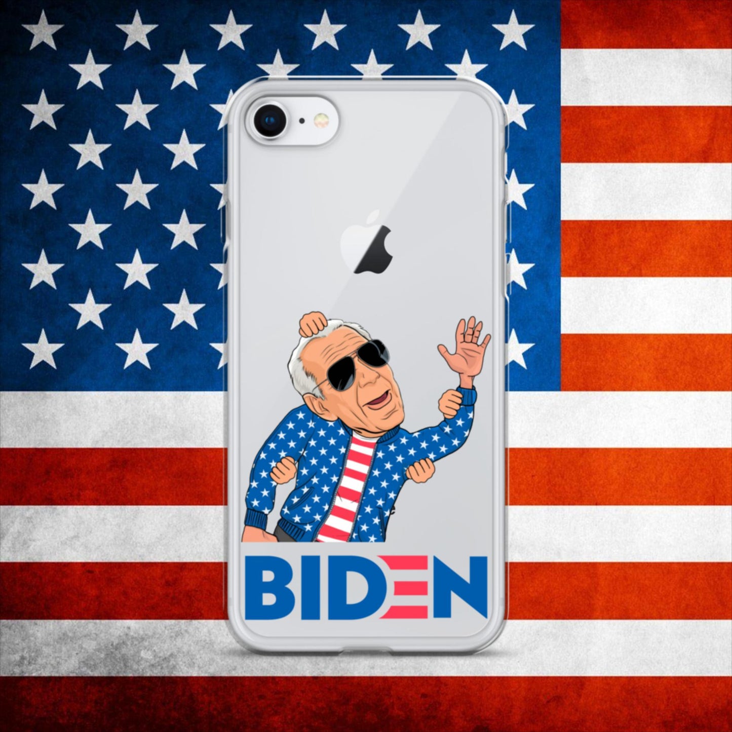 Weekend at Biden's Joe Biden Meme Democrat Republican Trump Gift Biden Gift 90s Vintage Clear Case for iPhone Next Cult Brand