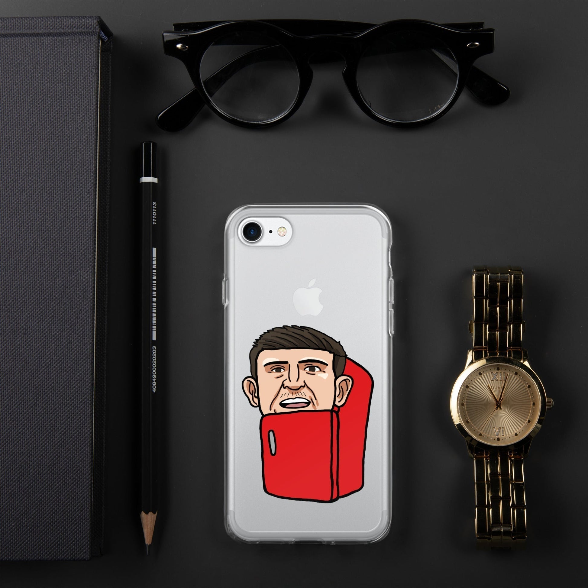 Harry ''The Fridge'' Maguire Clear Case for iPhone® Next Cult Brand Football, Harry Maguire, Manchester United, The Fridge