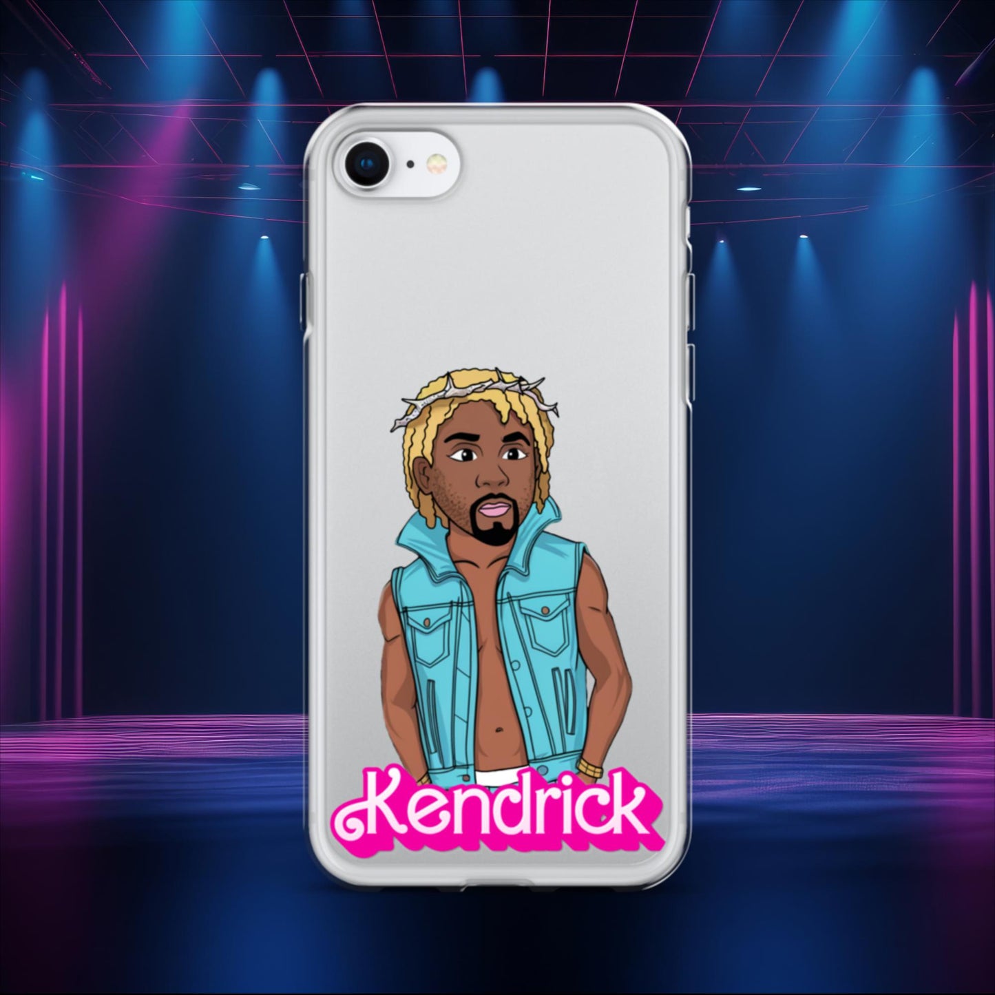 Kendrick Barbie Ken Ryan Gosling Kendrick Lamar Clear Case for iPhone Next Cult Brand