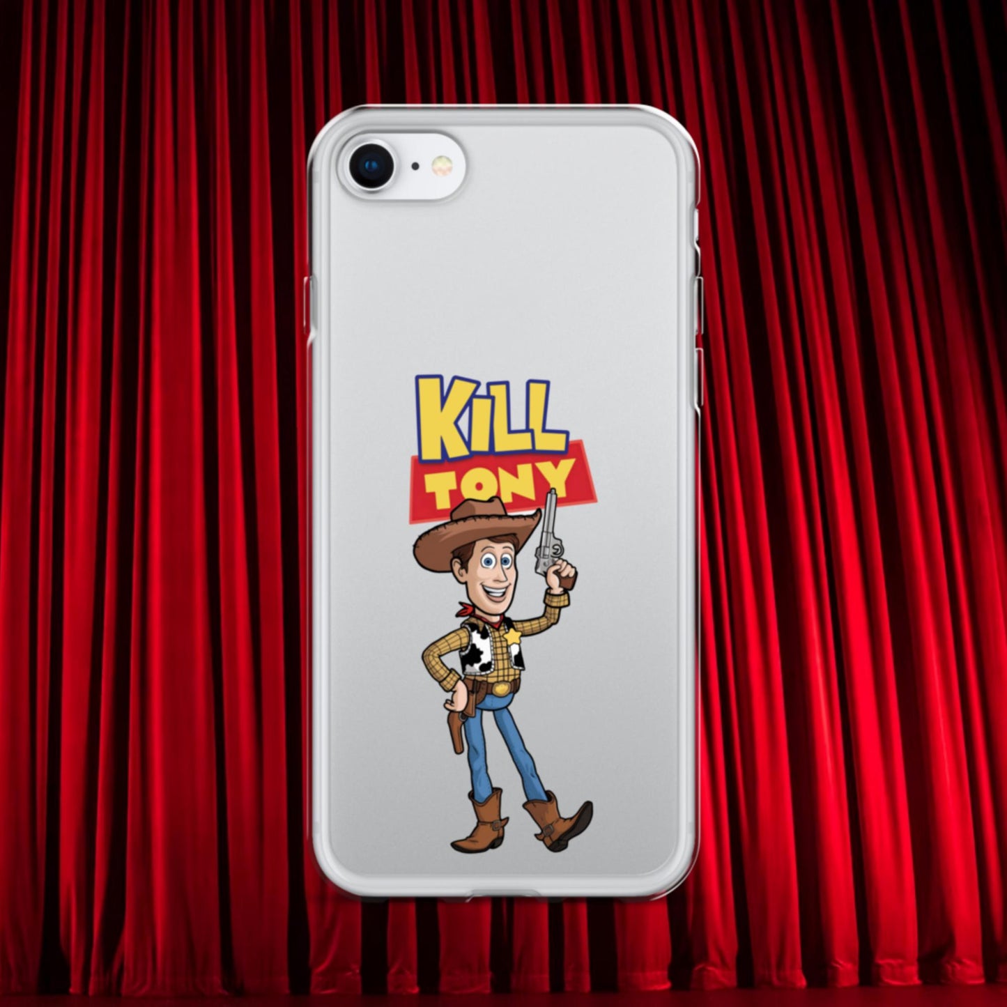 Kill Tony Hinchcliffe Toy Story Woody Funny Podcast Clear Case for iPhone