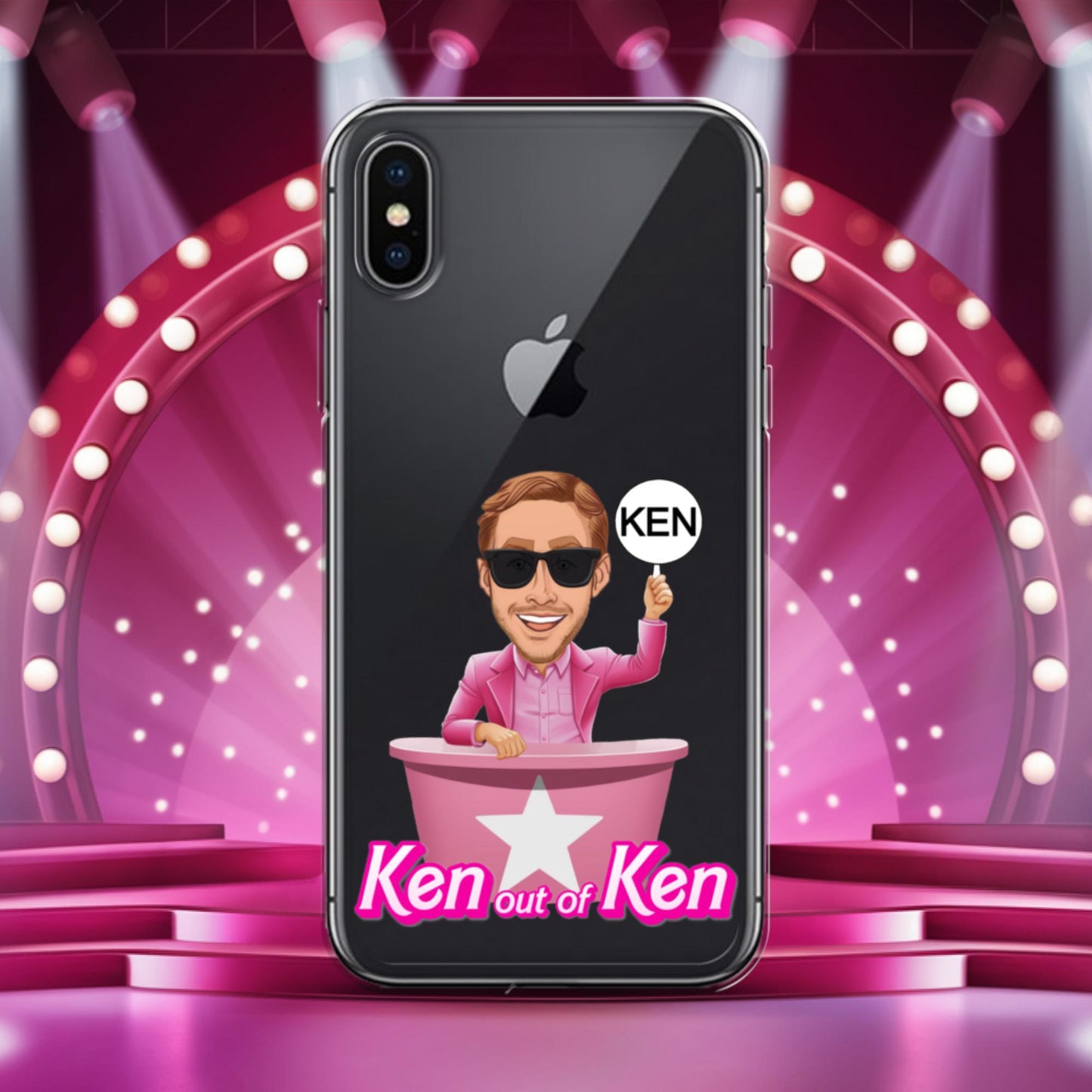 Ken out of Ken Ryan Gosling Barbie Movie Clear Case for iPhone Next Cult Brand