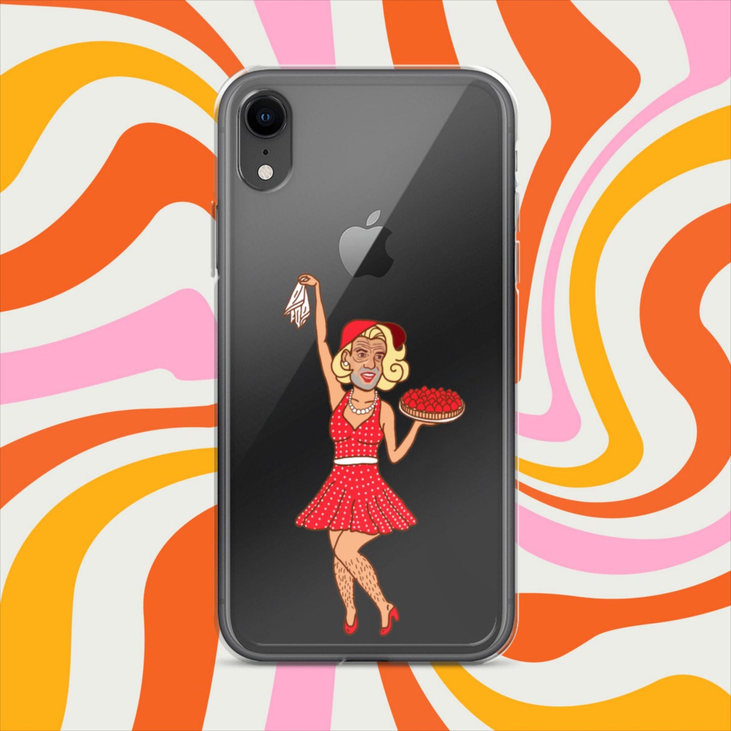 Thinnn Boy Bake Club The Fighter and The Kid TFATK Podcast Comedy 60s retro housewife Bryan Callen Clear Case for iPhone Next Cult Brand