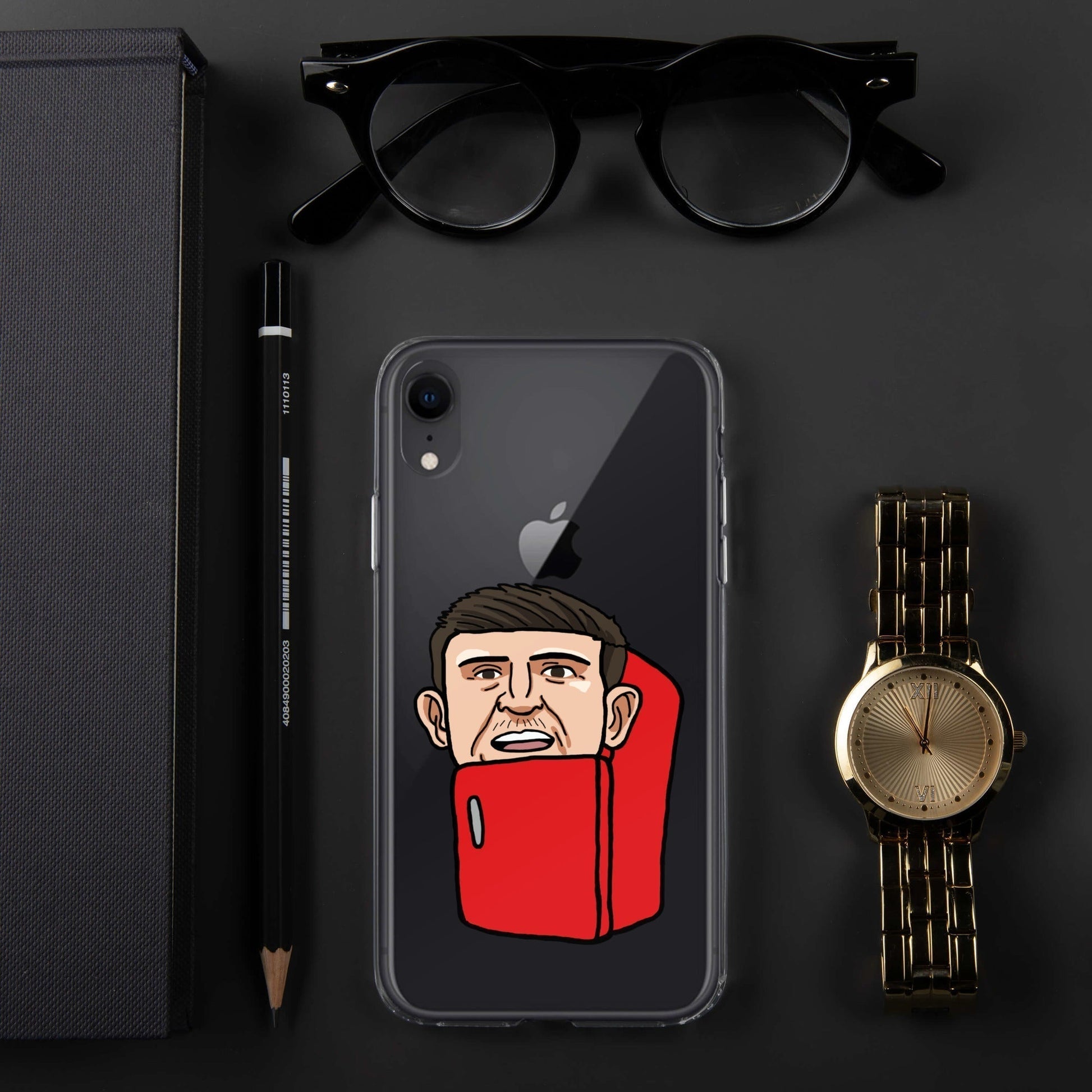 Harry ''The Fridge'' Maguire Clear Case for iPhone® iPhone XR Mobile Phone Cases Football Harry Maguire Manchester United The Fridge Next Cult Brand