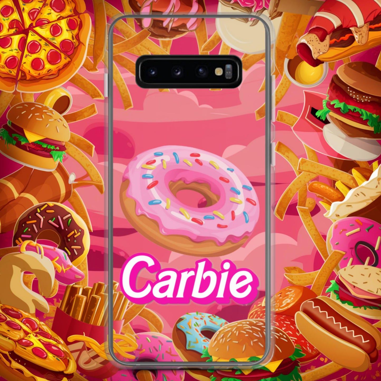 Carbie Barbie I Love Carbs I Love Donuts Clear Case for Samsung Next Cult Brand